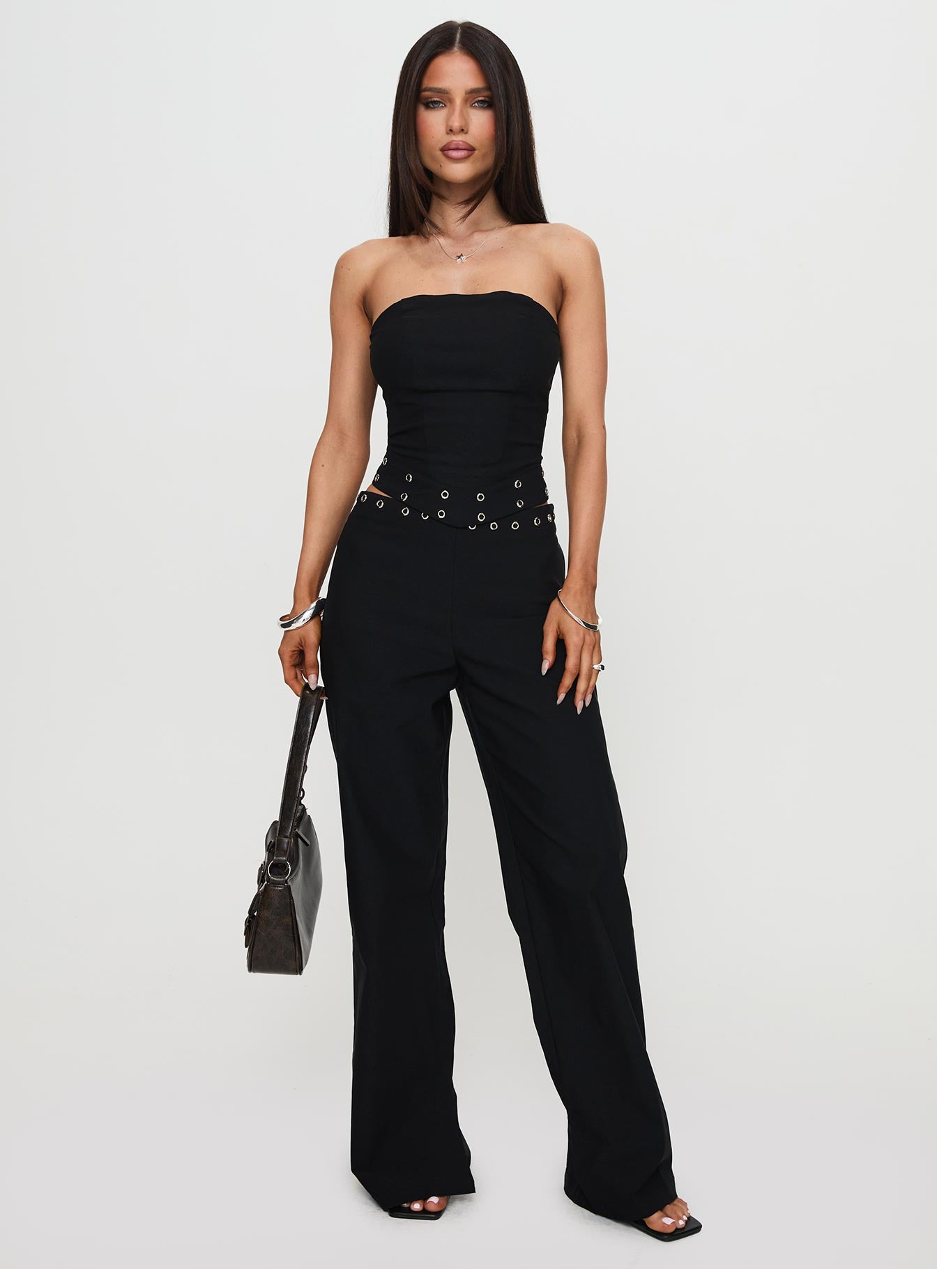 Passionette Strapless Top Black - Image 3