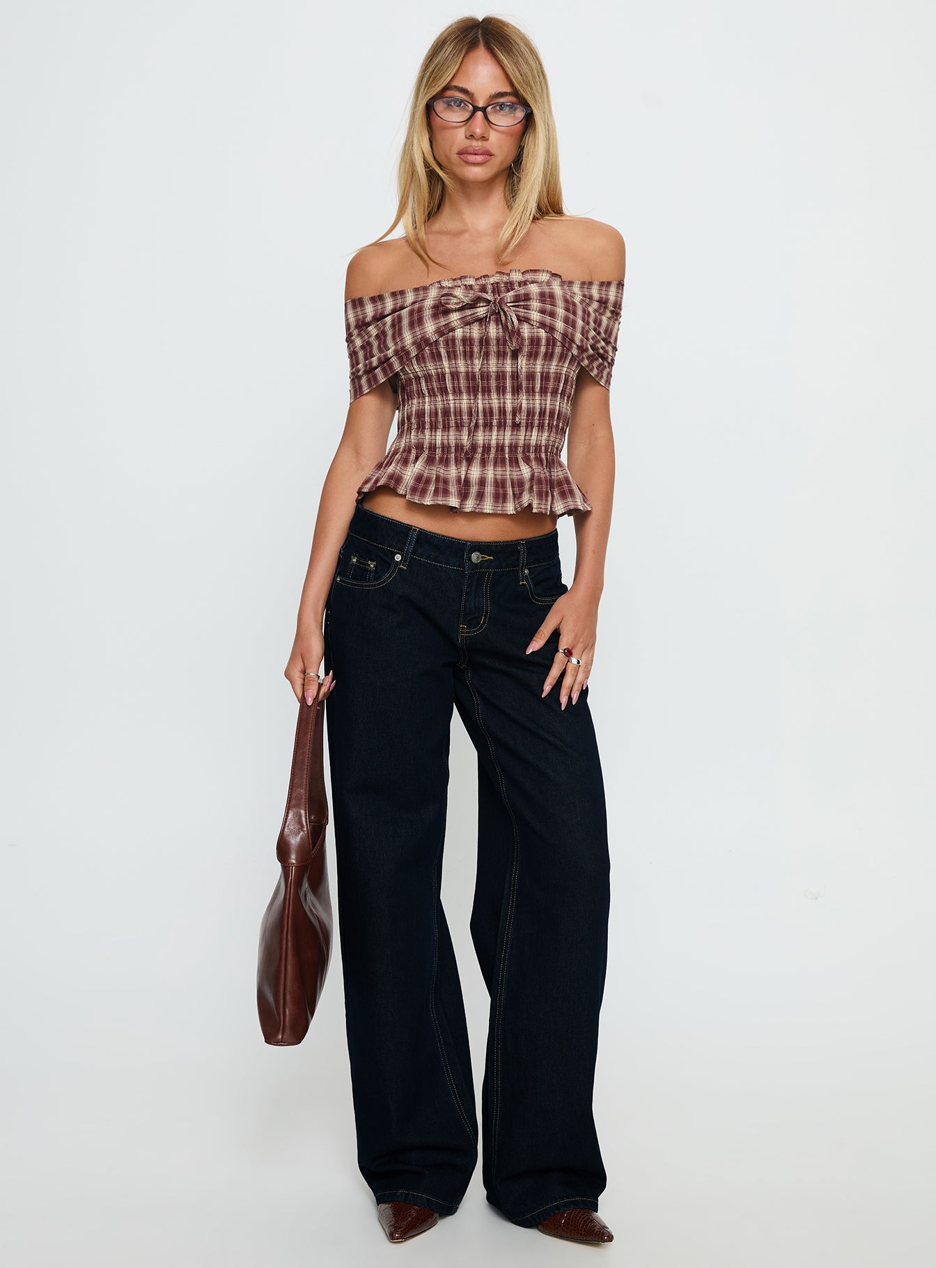 Tidal Wave High Rise Straight Leg Jeans Raw Denim - Image 2