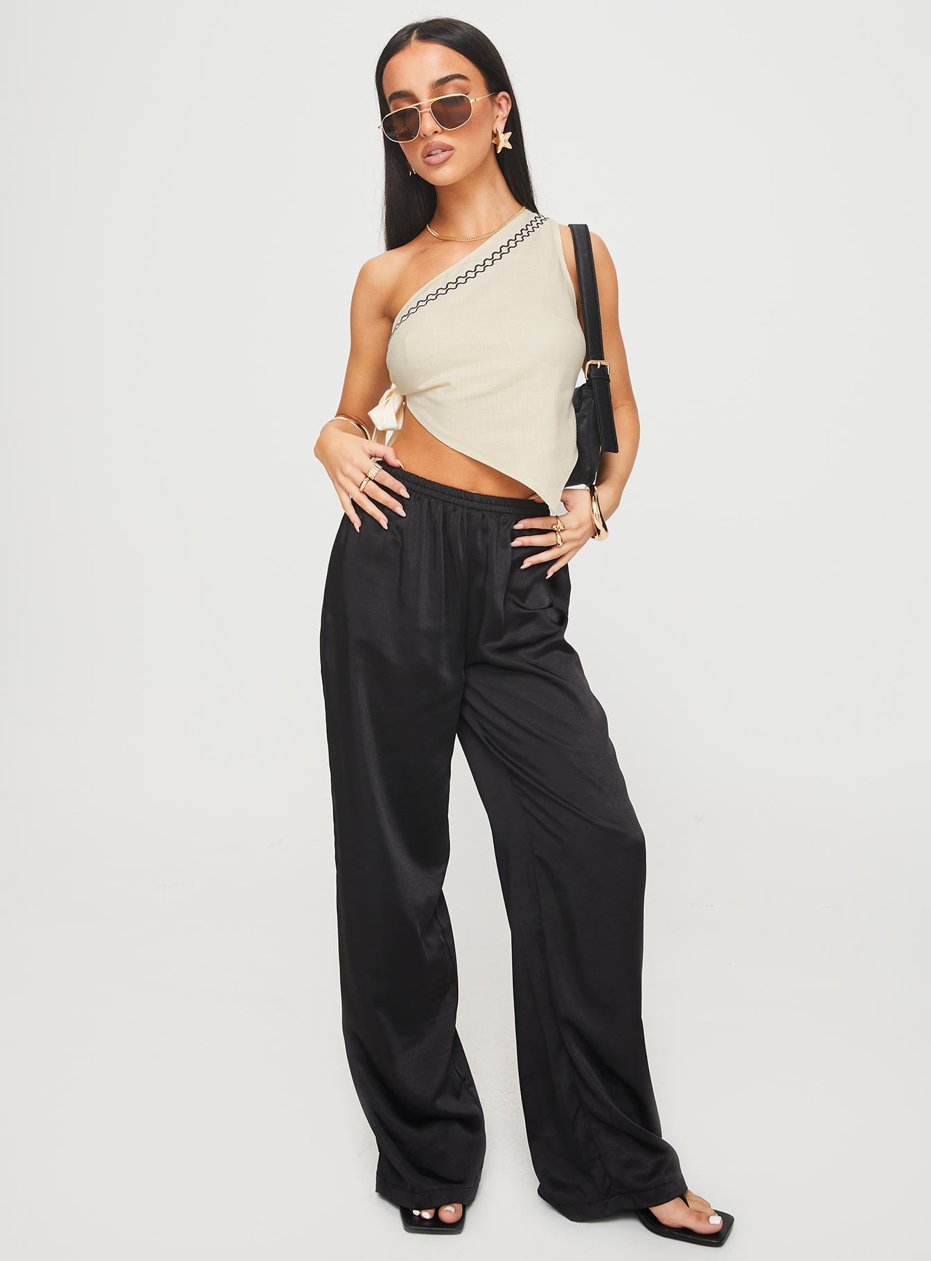 Frankle Top Creamblack - Image 3