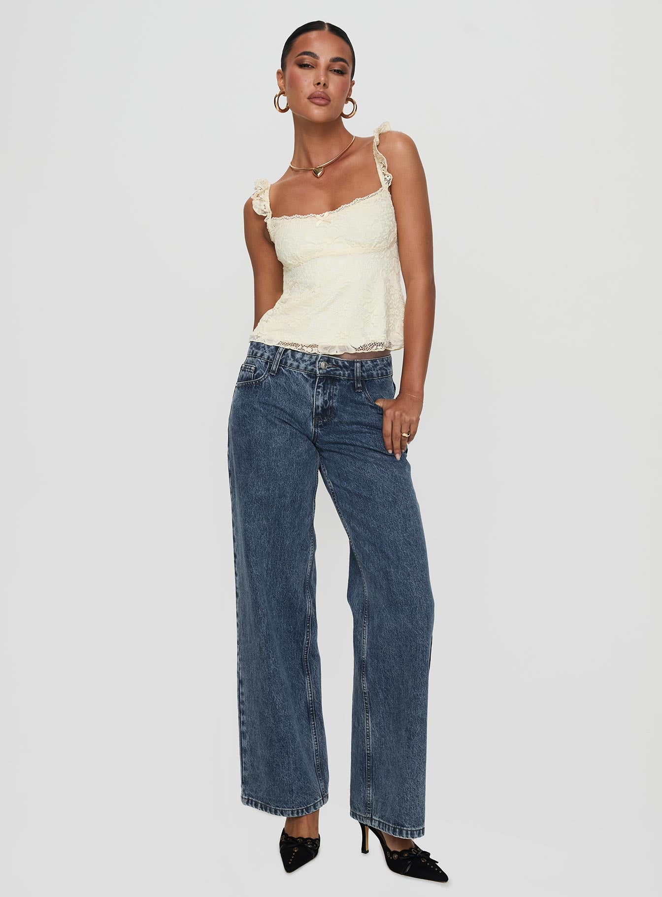Madaleine Lace Top Cream - Image 3
