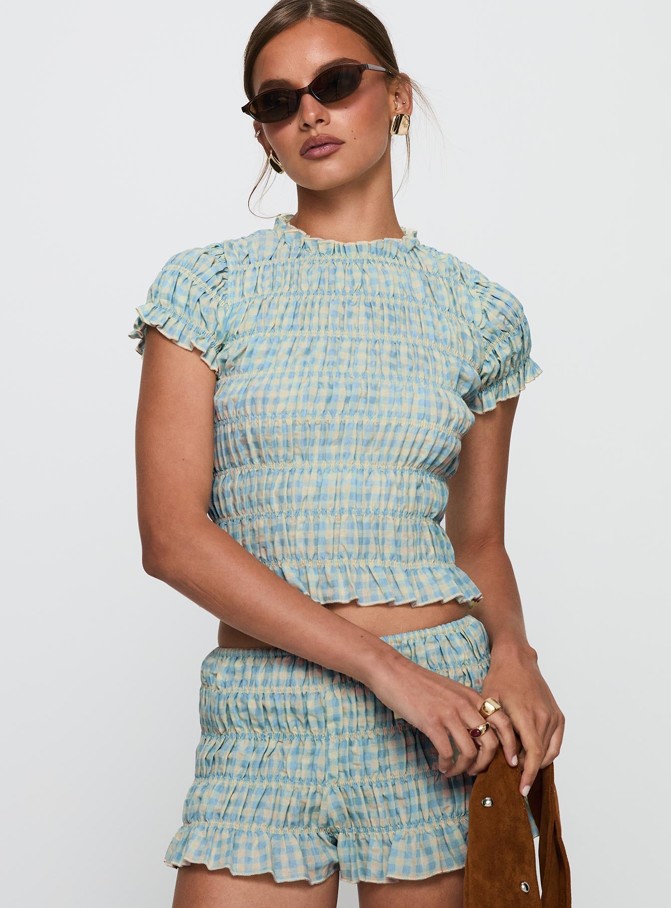 Go Retro Shirred Set Multi - Image 3