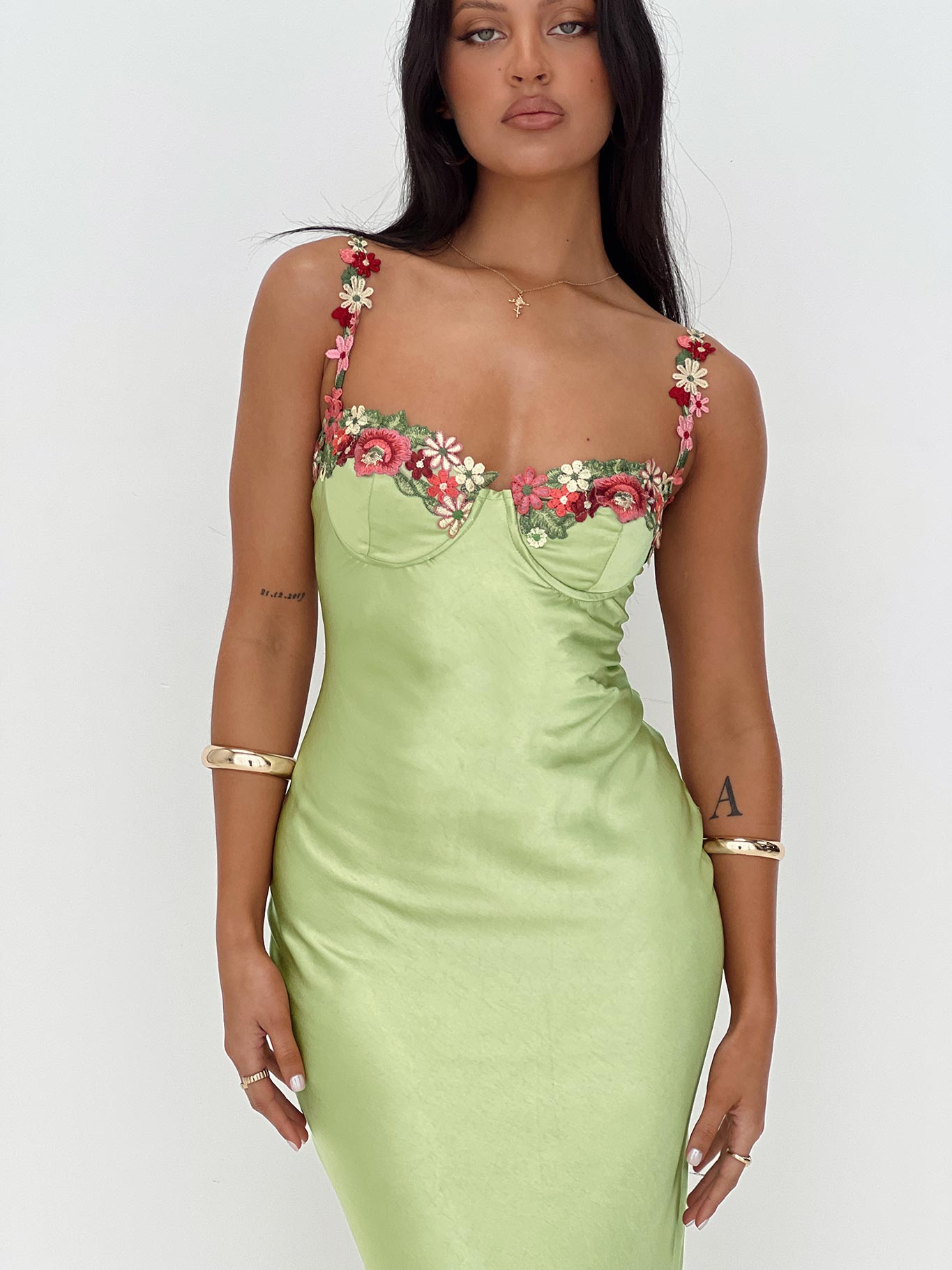 Kenzie Maxi Dress Green Lower Impact - Image 9
