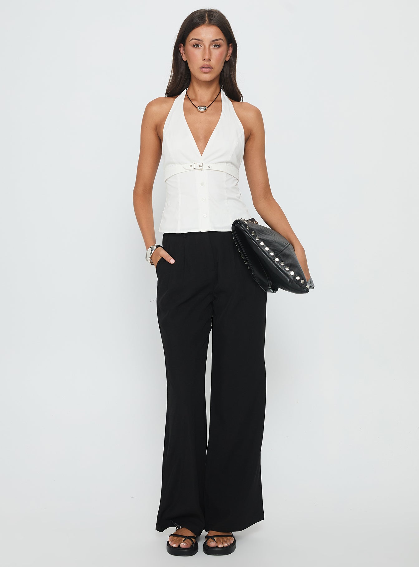 Ambient Wide Leg Pant Black - Image 3