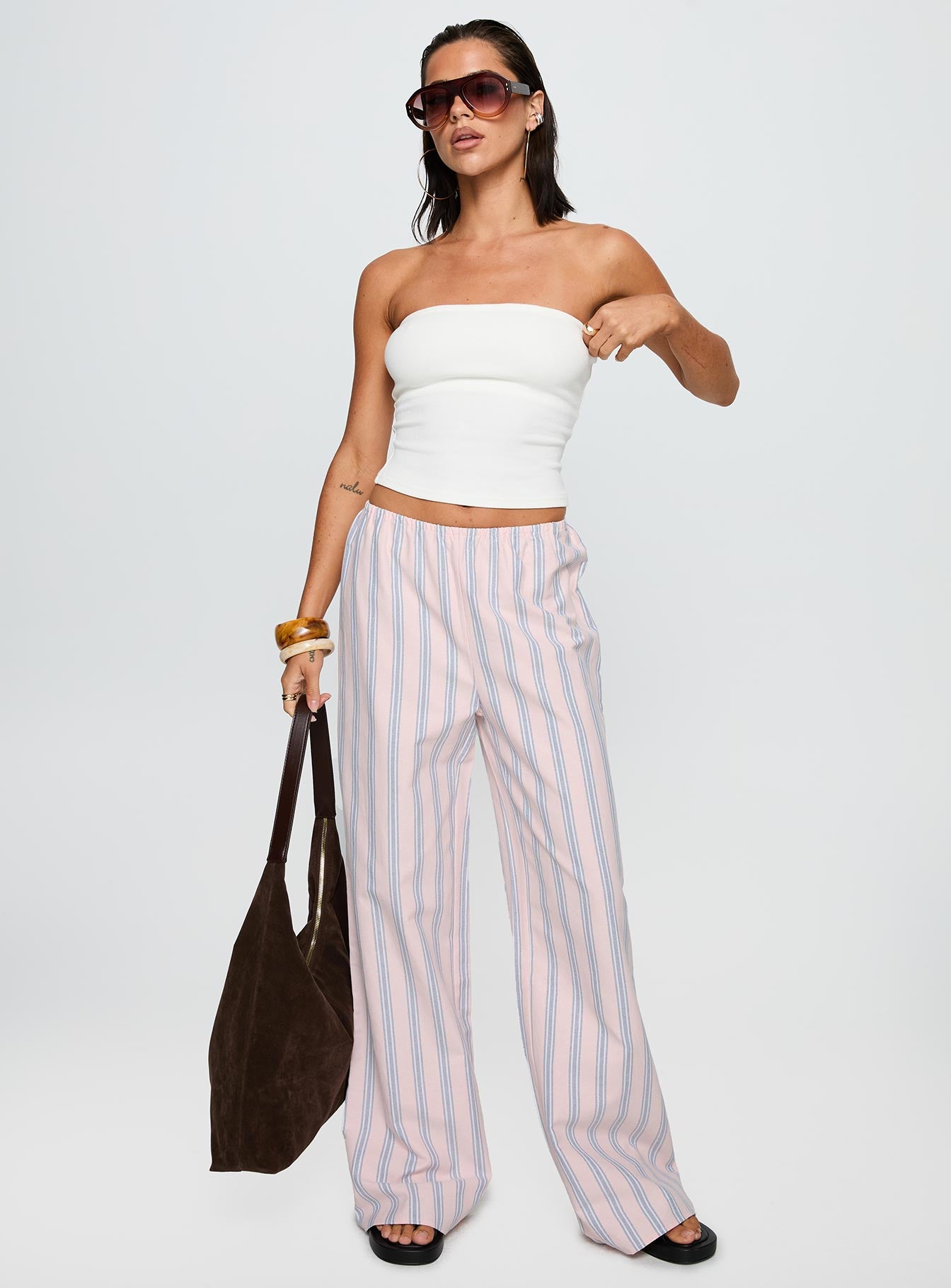 Limestone Pants Pink Multi - Image 3