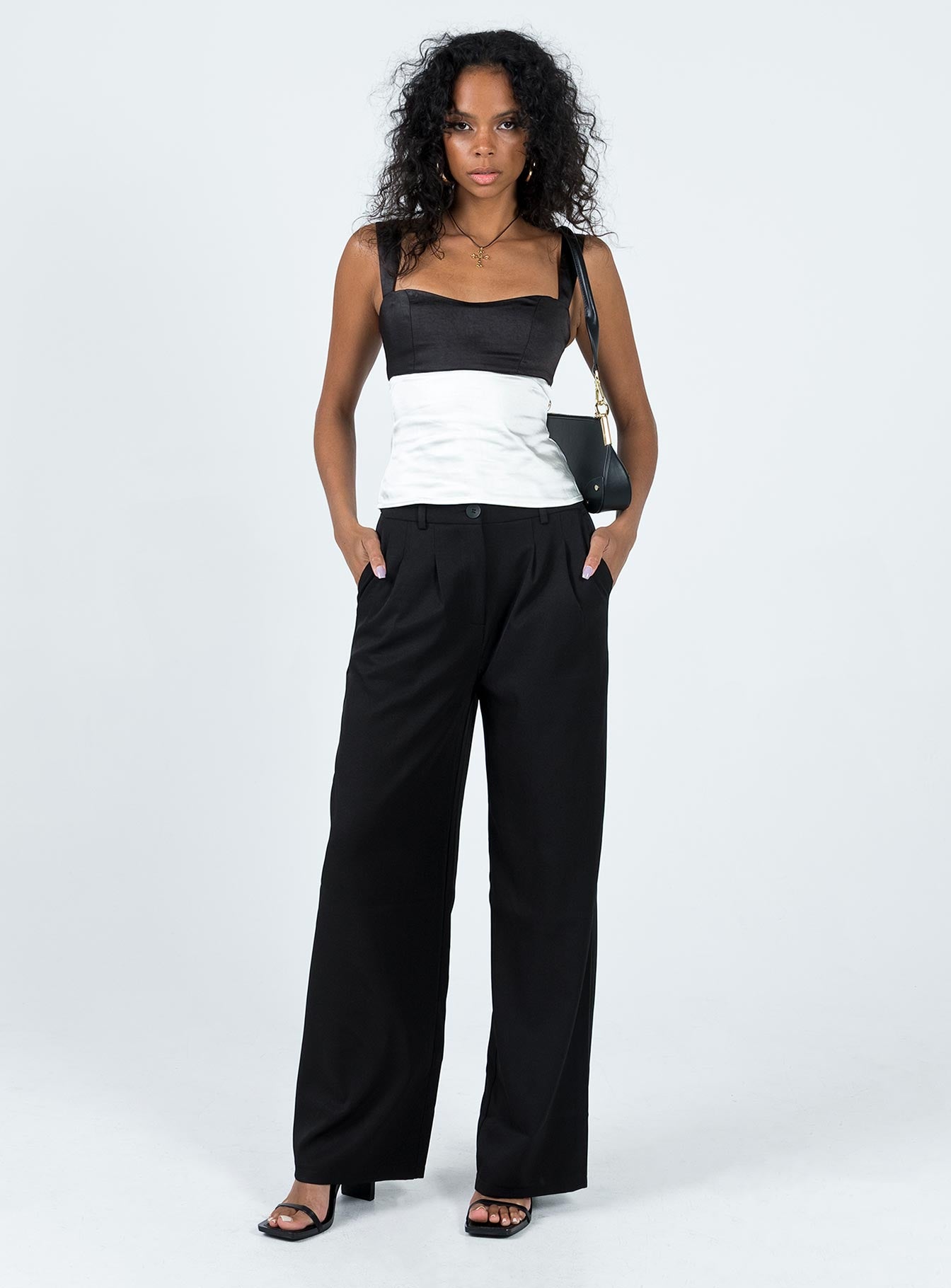 Chantell Top Black Cream - Image 3