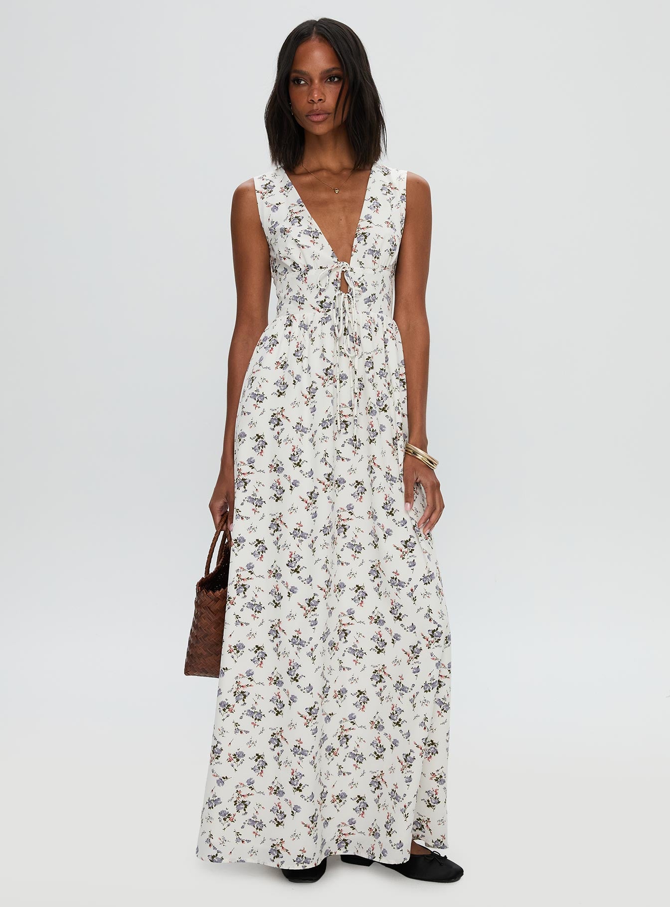 Pokey Maxi Dress Floral Multi - Image 3