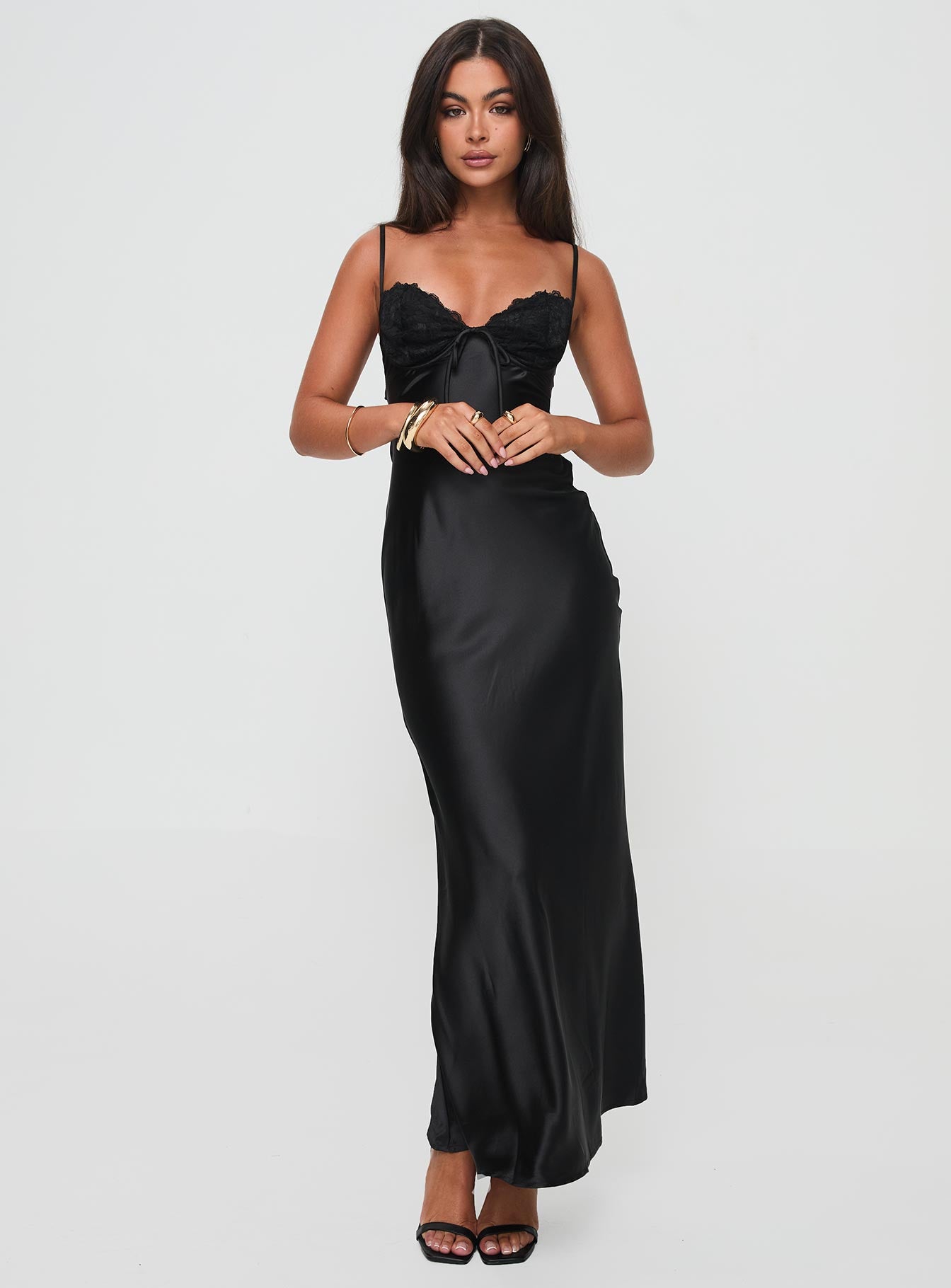 Fadyen Bias Cut Maxi Dress Black - Image 4