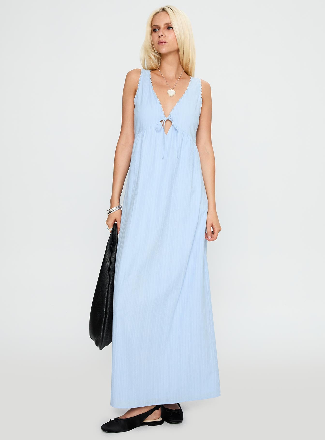 Elyza Maxi Dress Blue - Image 2