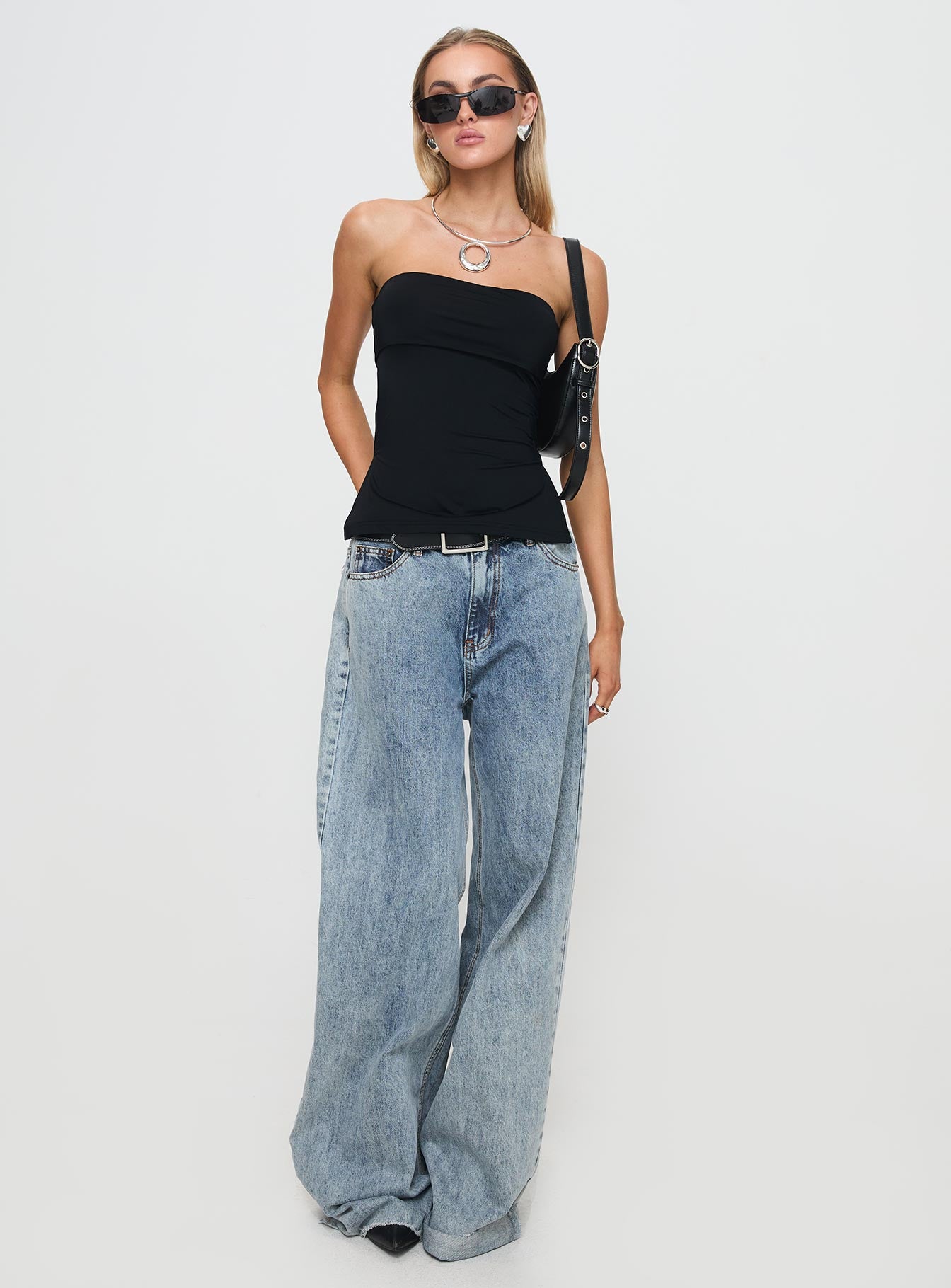 Strutter Strapless Top Black - Image 3