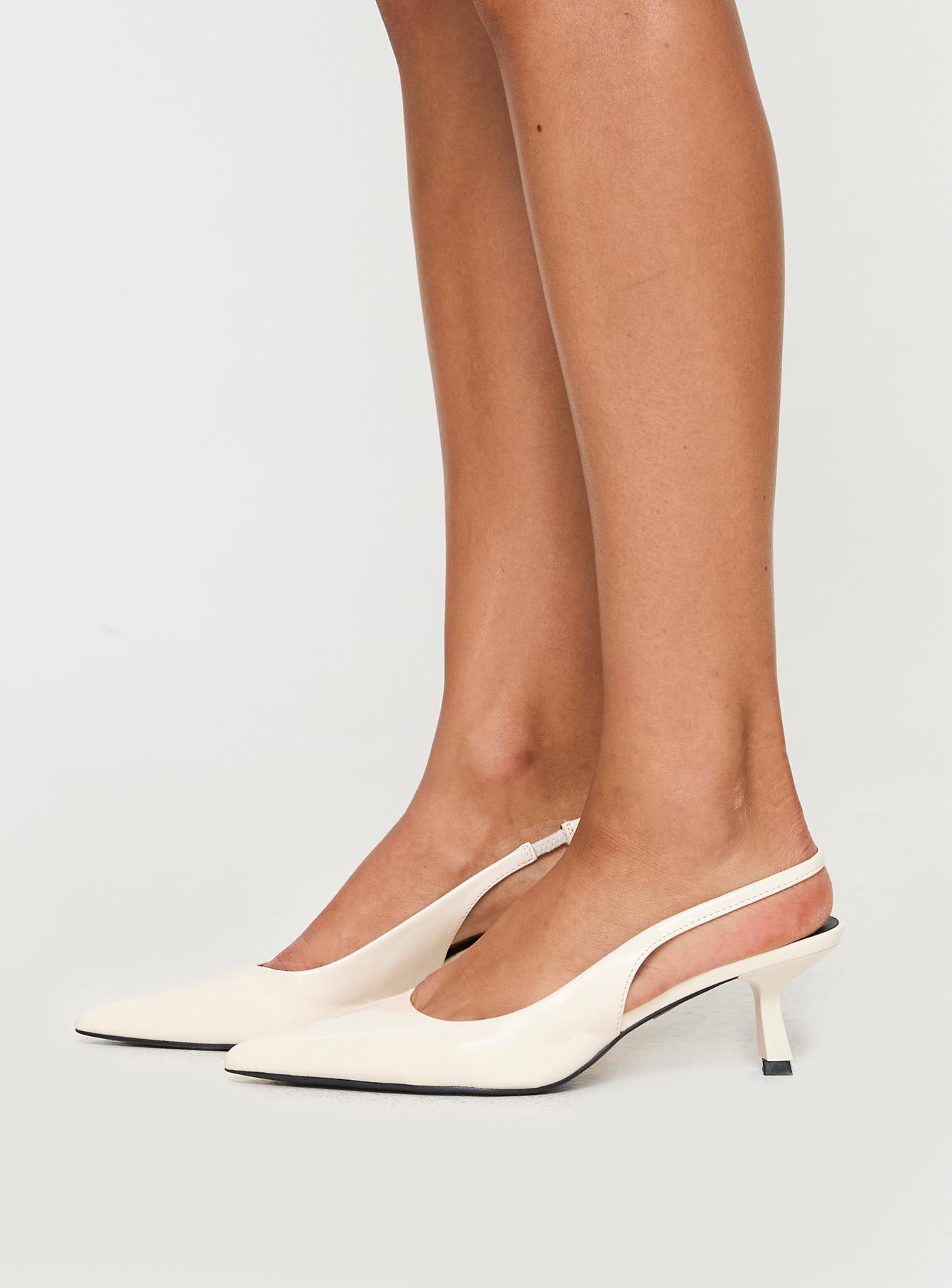 Billini Ayla Pointed Toe Heels Bone - Image 3
