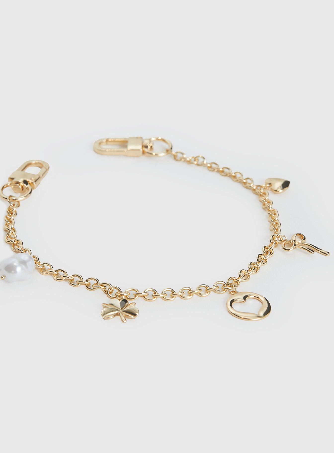 Lucky Charm Bag Charm Gold - Image 3