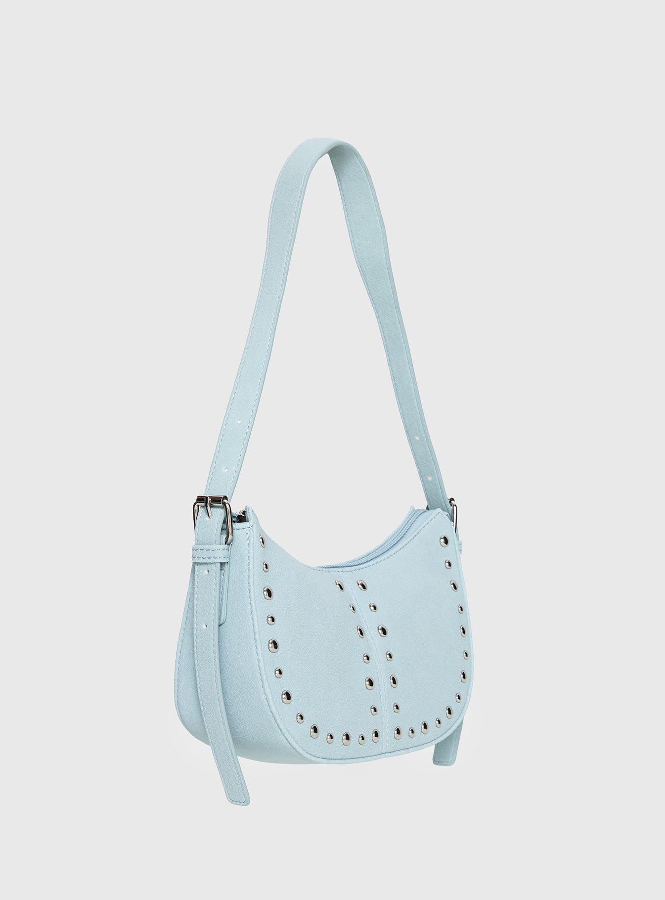 Bright Lights Studded Shoulder Bag Blue - Image 3