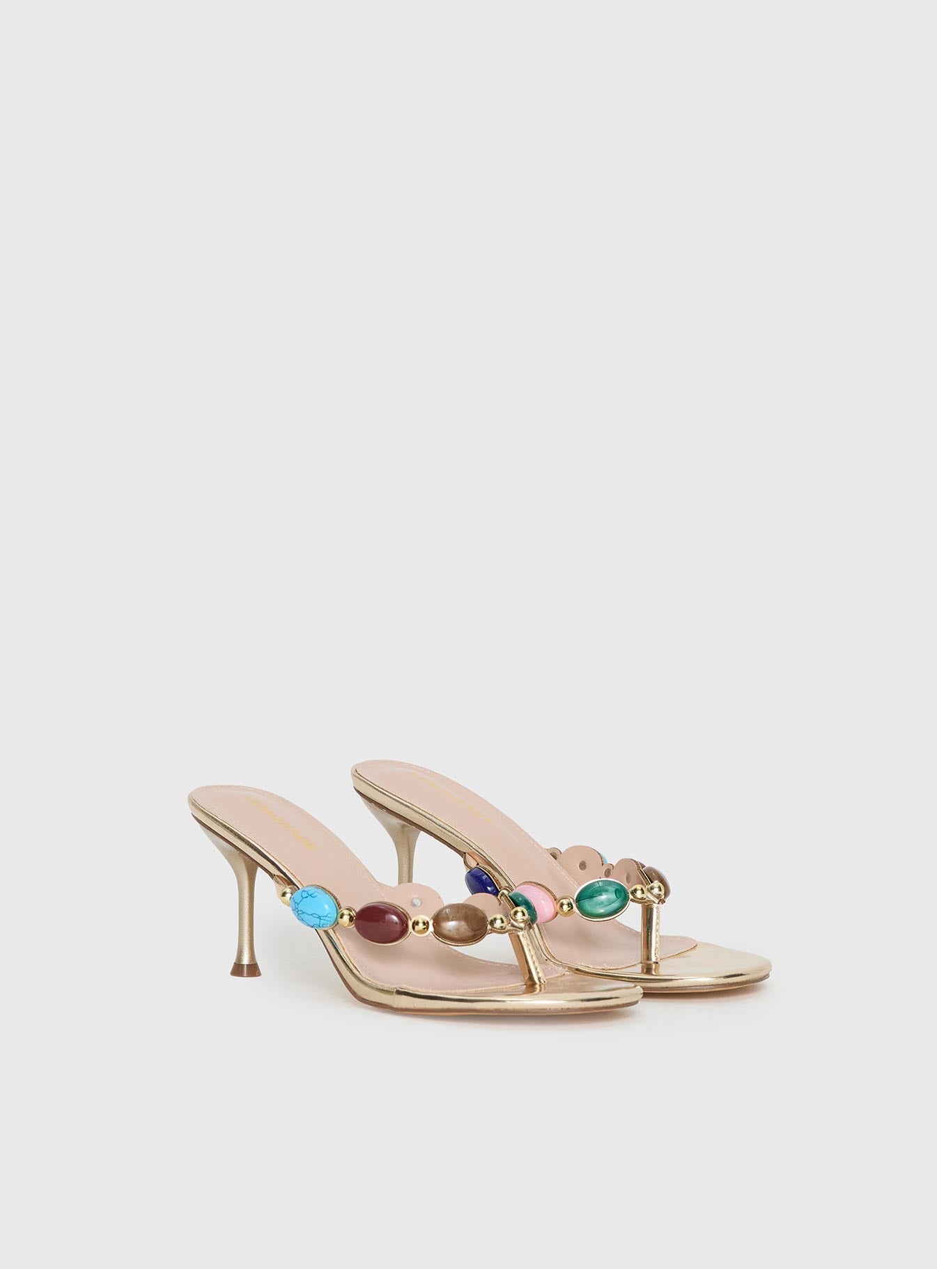 Nina Bead Heels Multi - Image 3