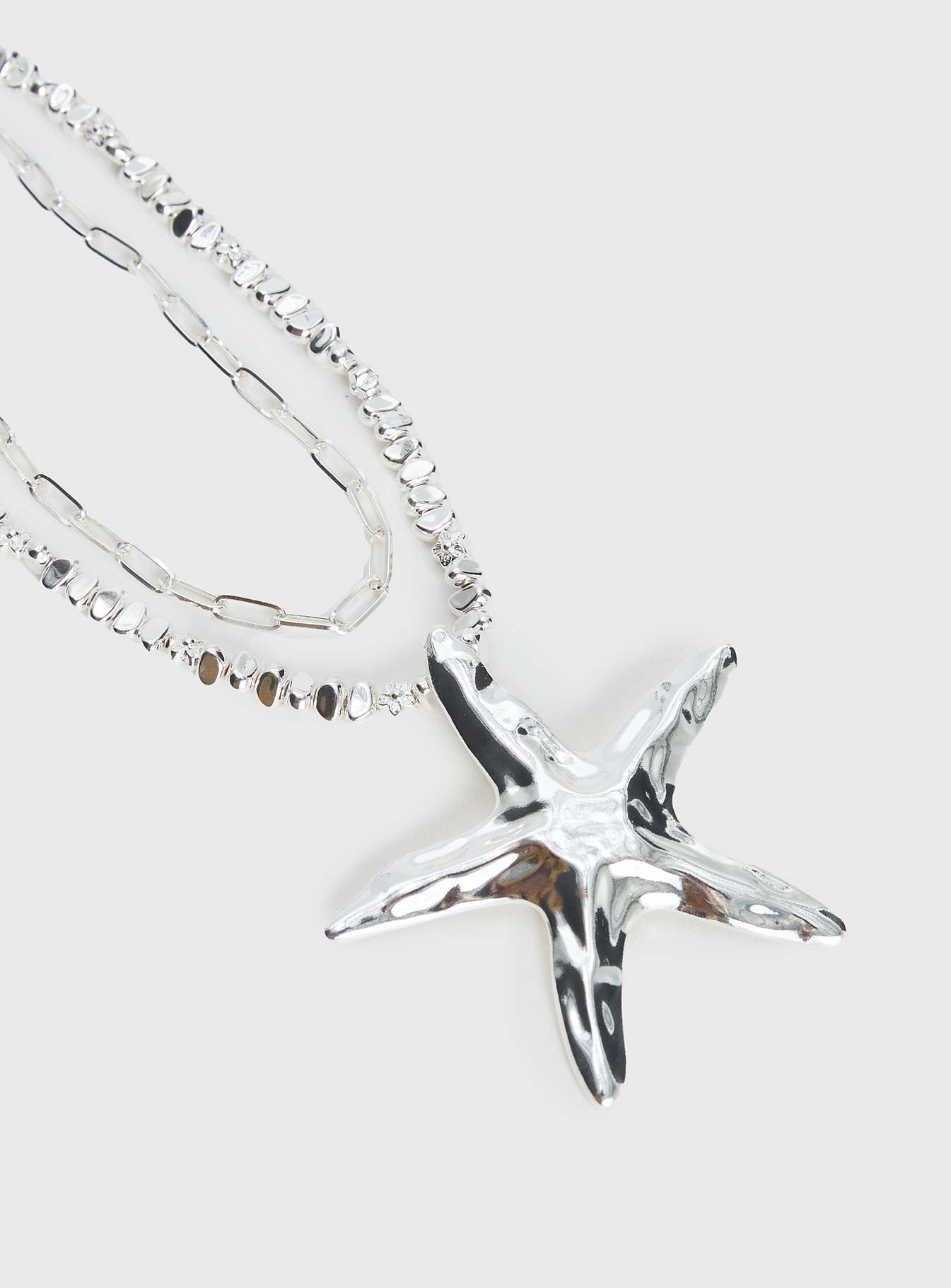 Covey Necklace Set Silver - Image 3