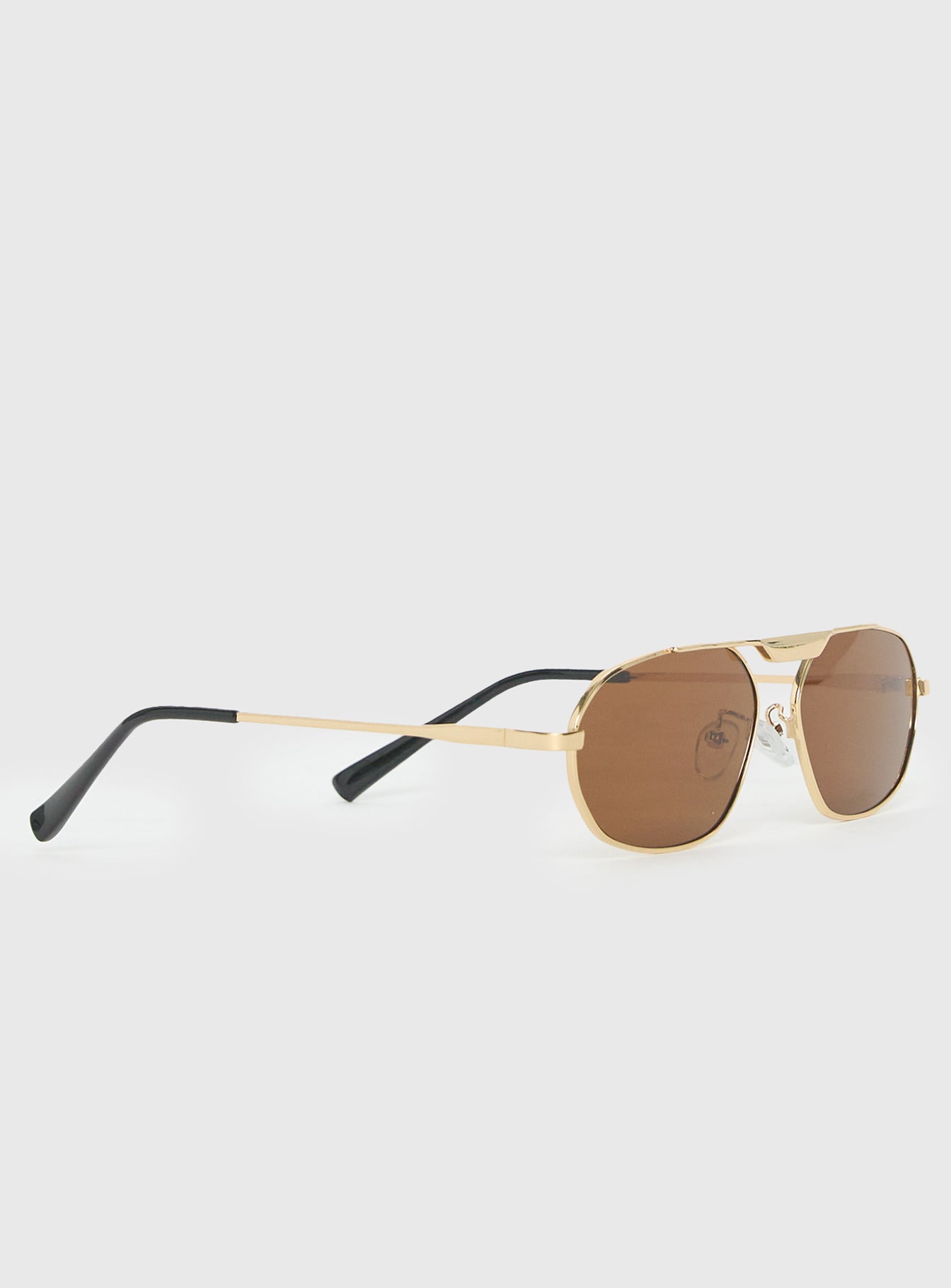 Elegance Sunglasses Gold Brown - Image 3