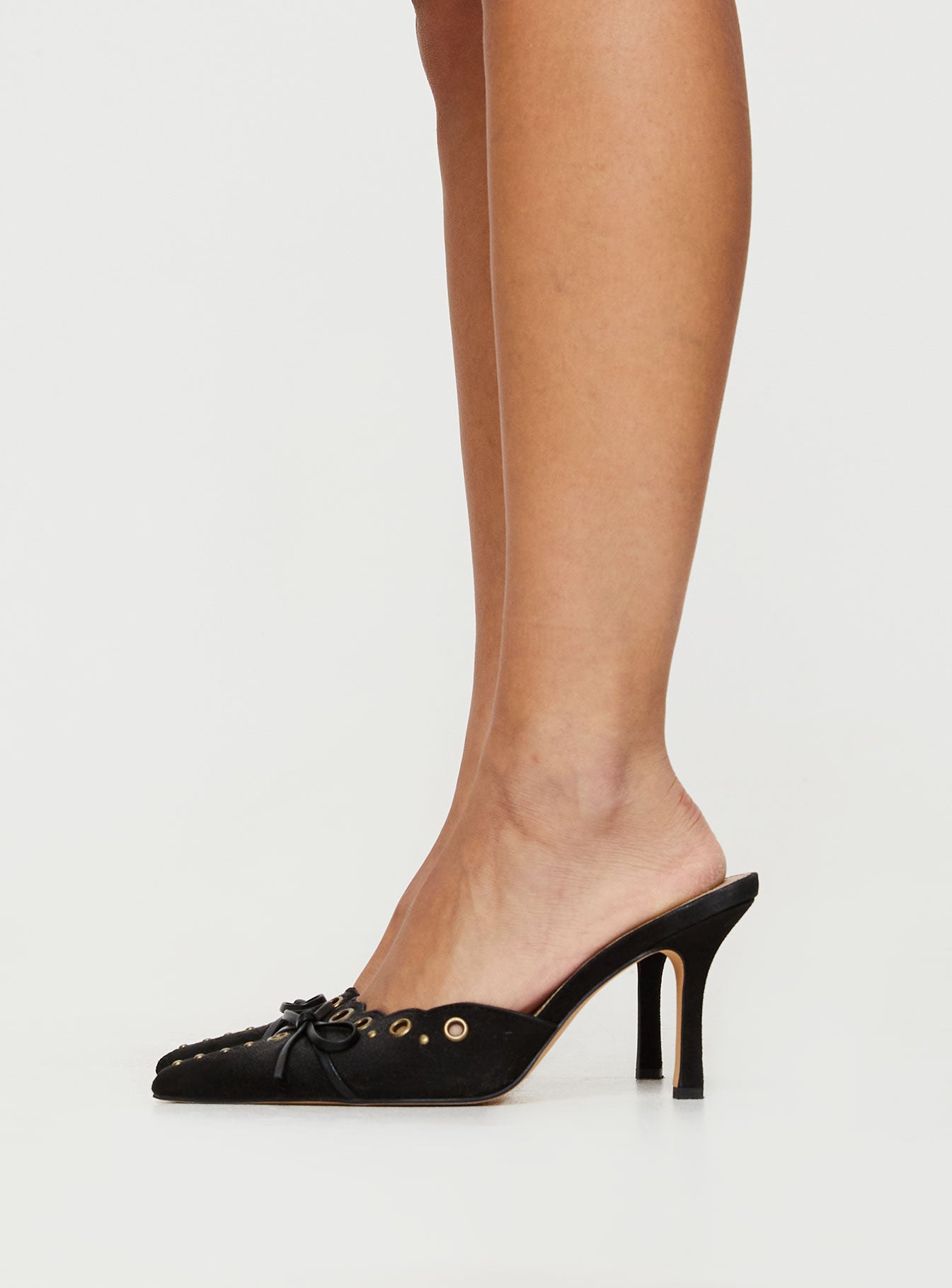 Charisma Pointed Toe Heels Black - Image 3