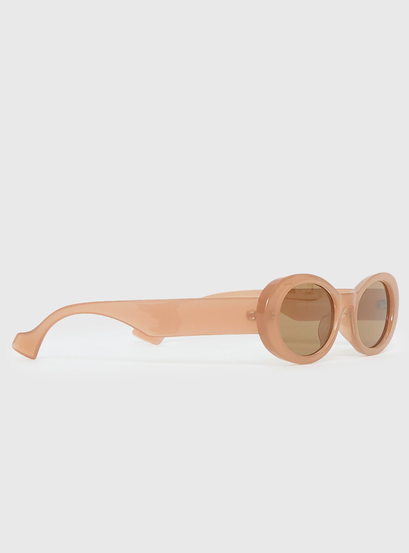 Runaway Baby Oval Sunglasses Caramel - Image 3