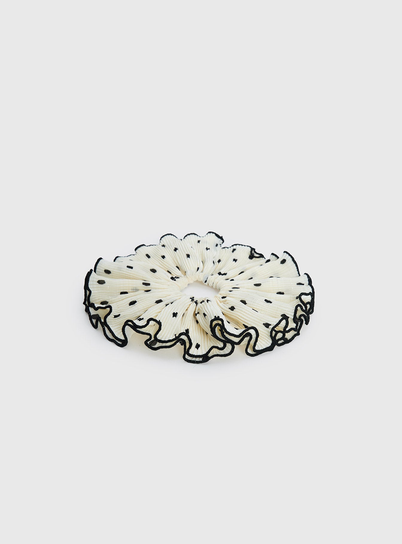 Greatest Gift Scrunchie White Polka - Image 3