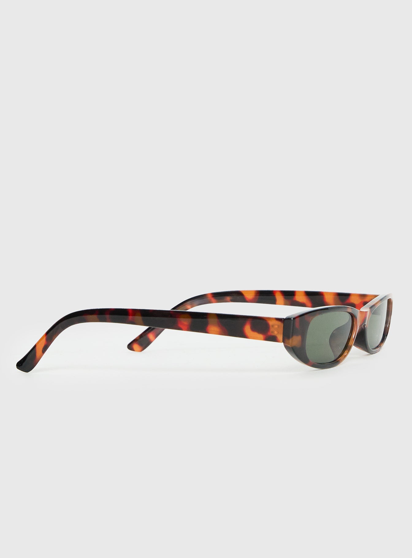 Bowery Slim Sunglasses Tort Green - Image 3