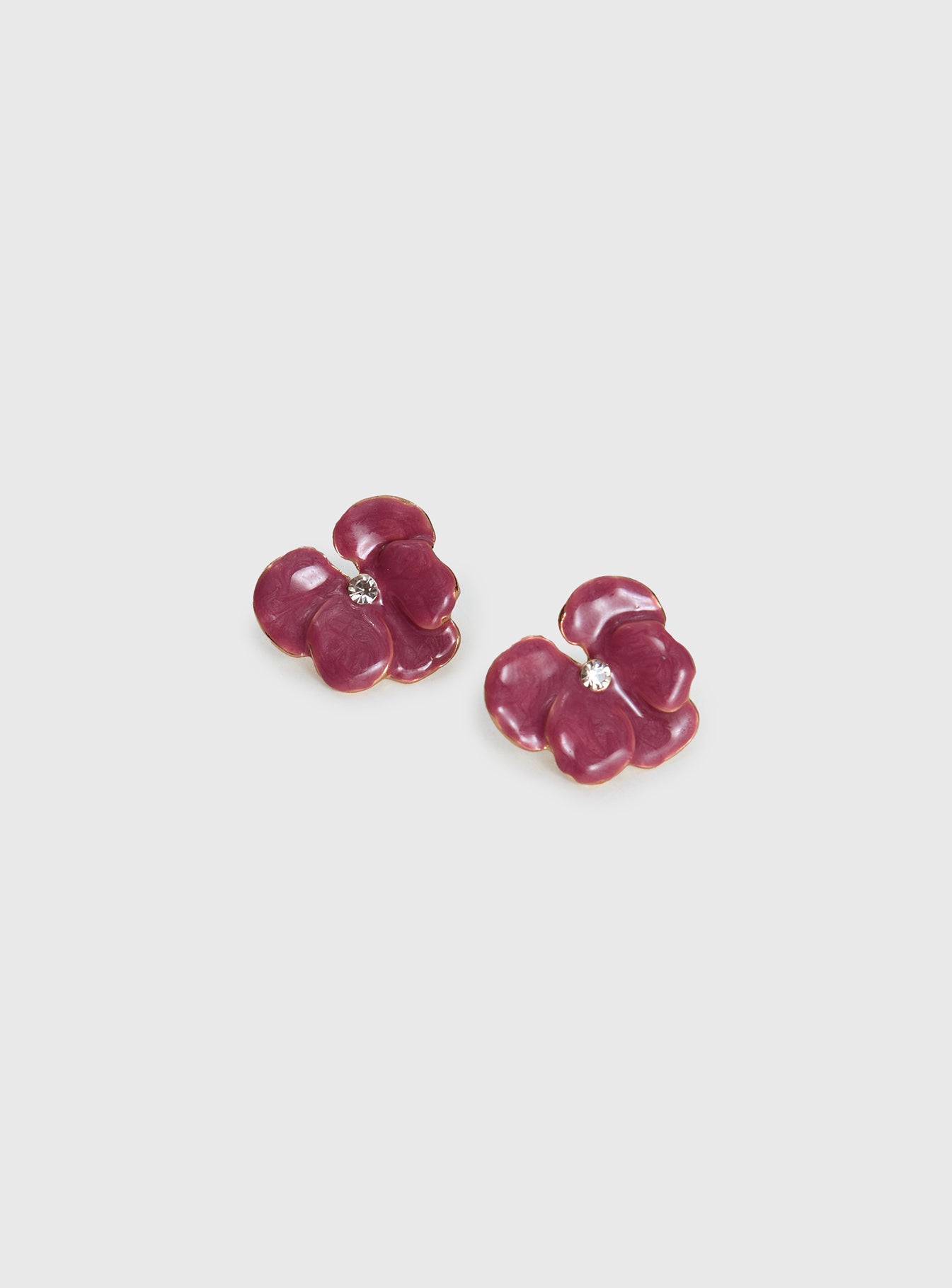 Daylight Savings Flower Earrings Pink - Image 3