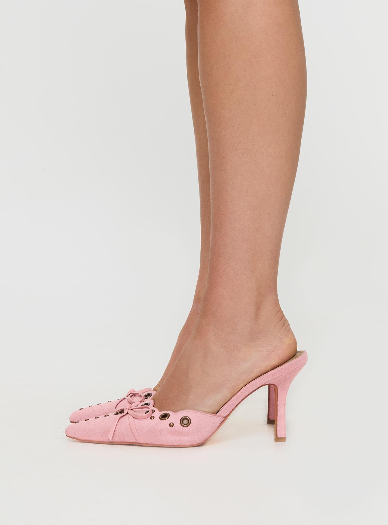 Charisma Pointed Toe Heels Dusty Pink - Image 3