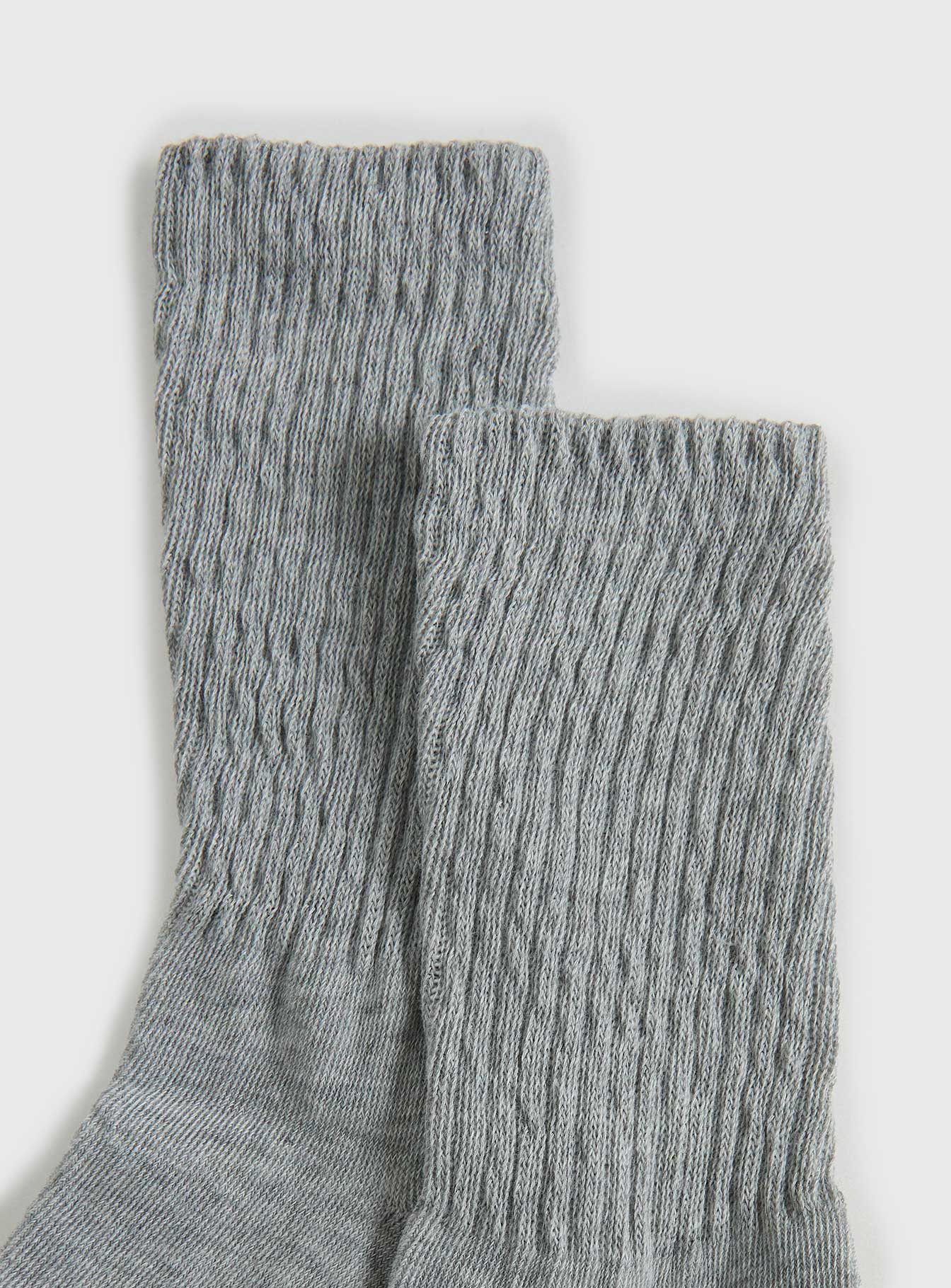 Sama Slouch Sock Grey - Image 3