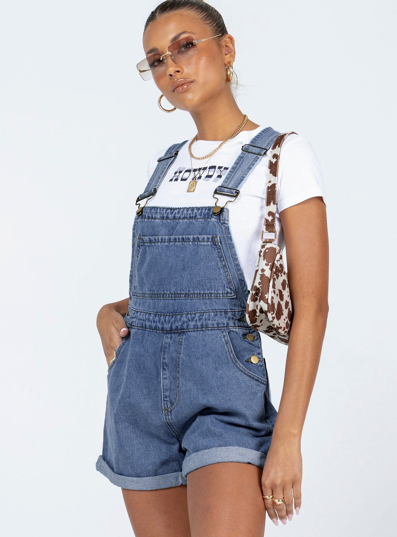 Kacey Overalls Blue Denim - Image 5