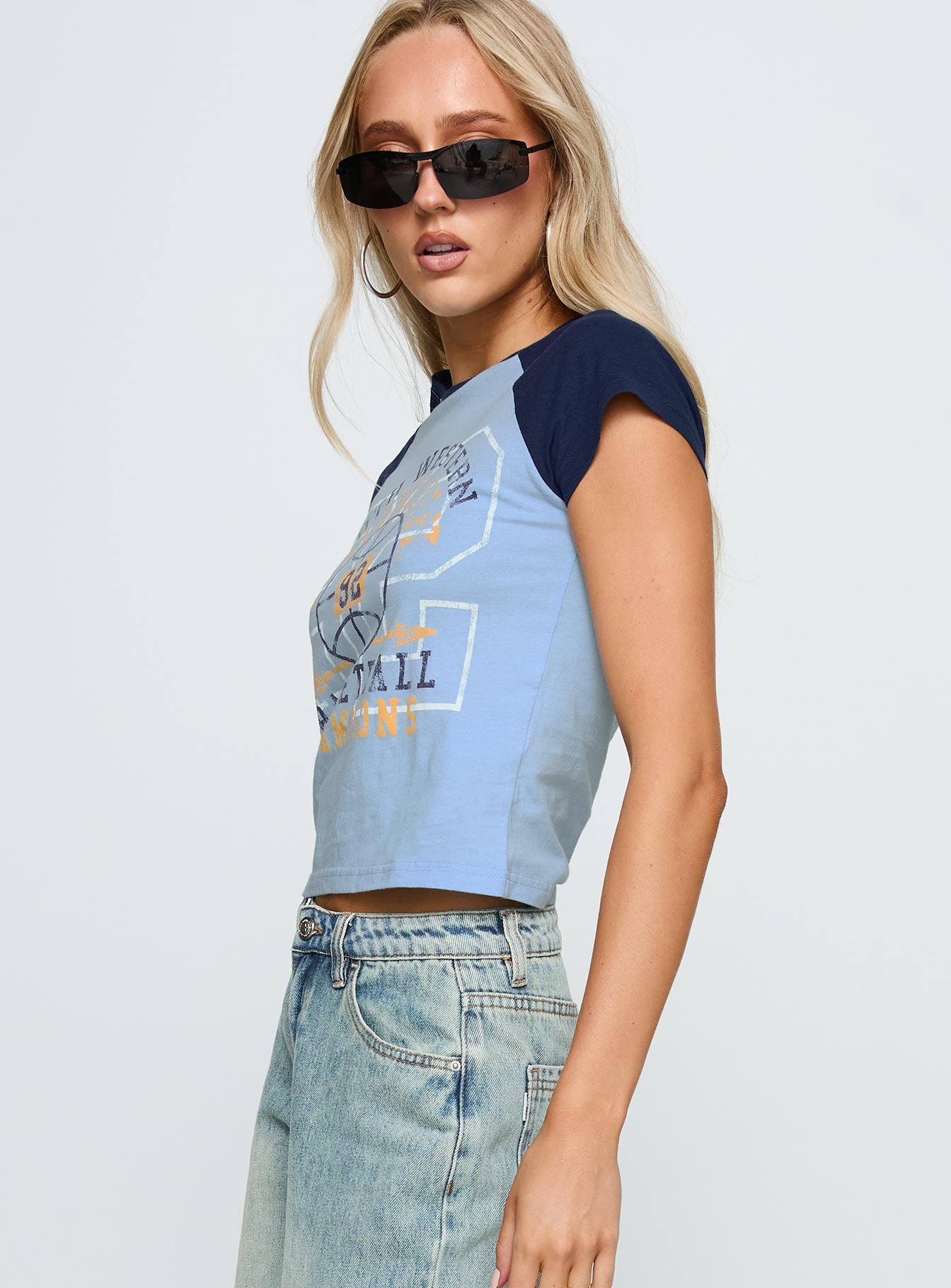 South West Sports Graphic Top Blue - Image 4