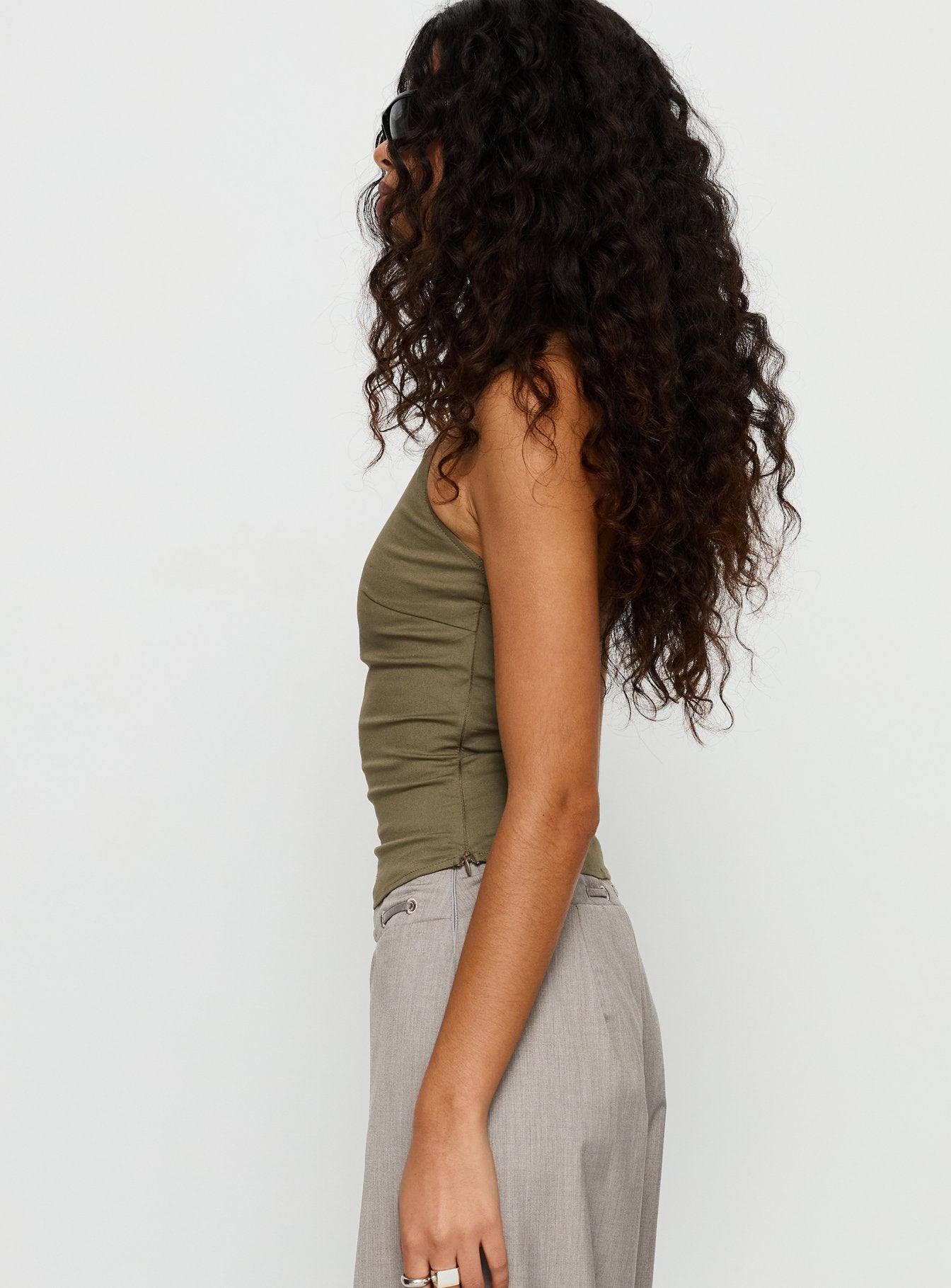 Merril Halter Top Khaki - Image 4