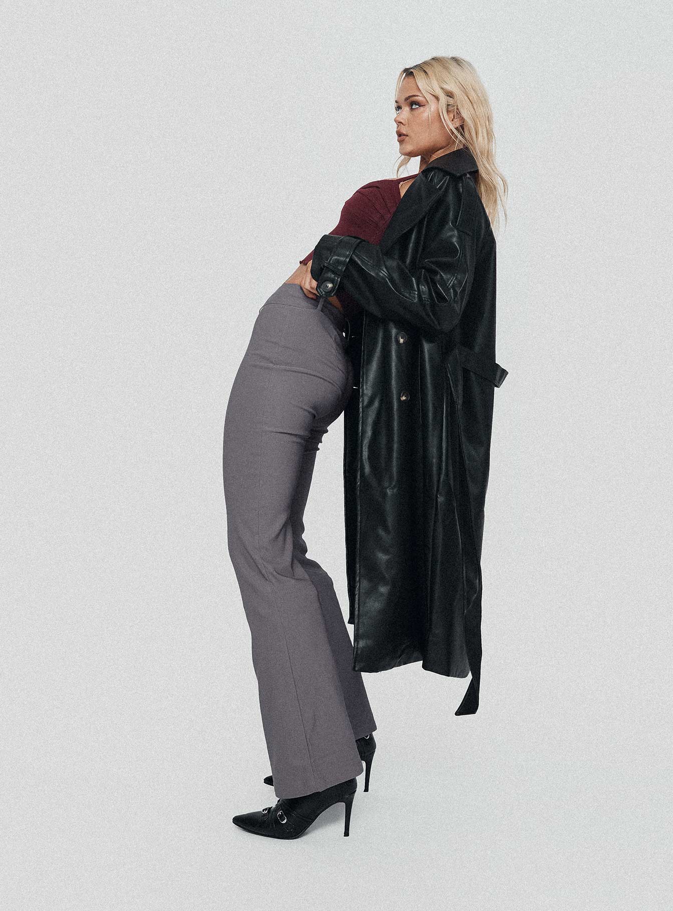 Kinkirk Flared Pants Grey - Image 3