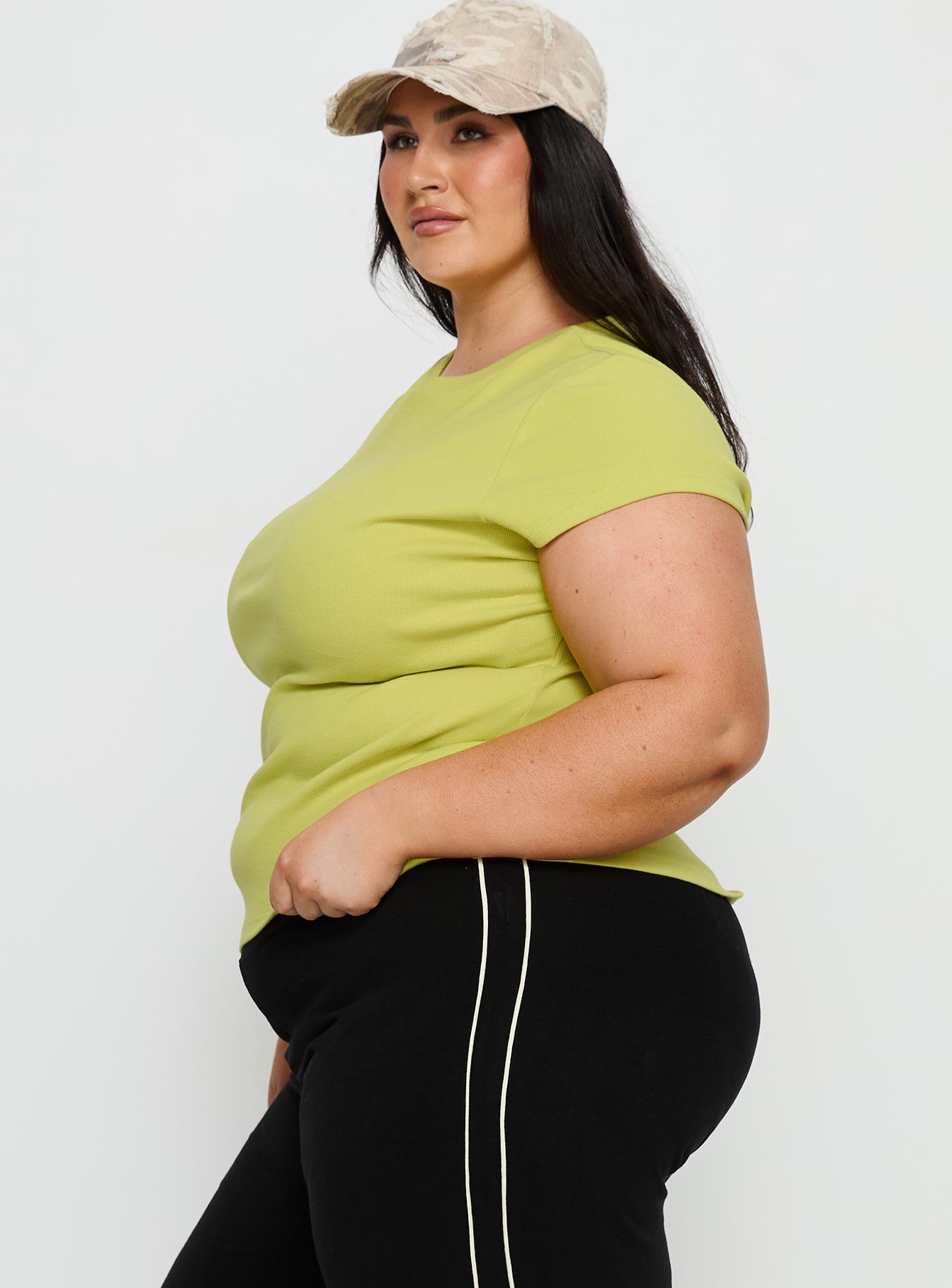 Baseline Longline Rib Top Green Curve - Image 4