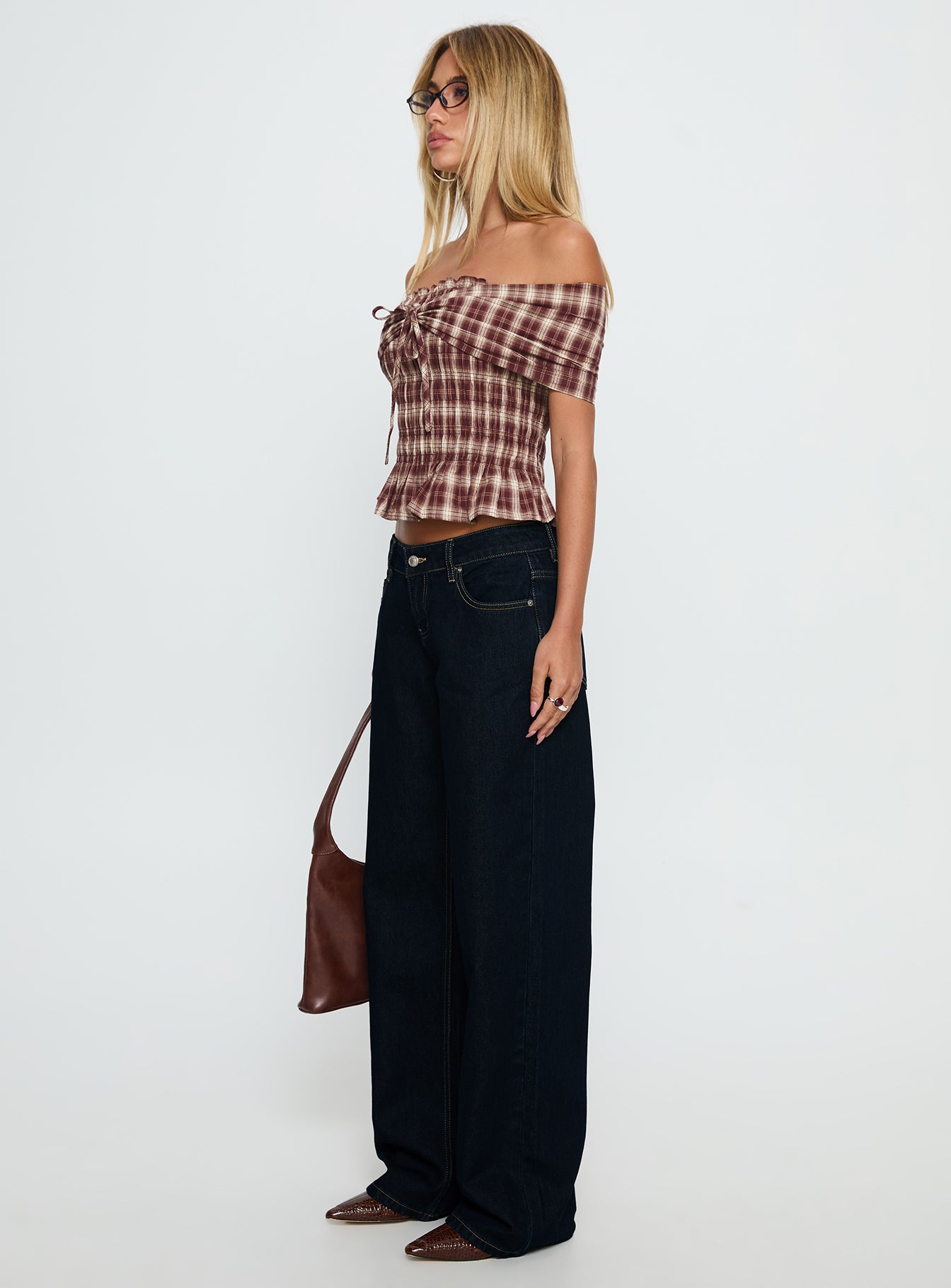 Tidal Wave High Rise Straight Leg Jeans Raw Denim - Image 3