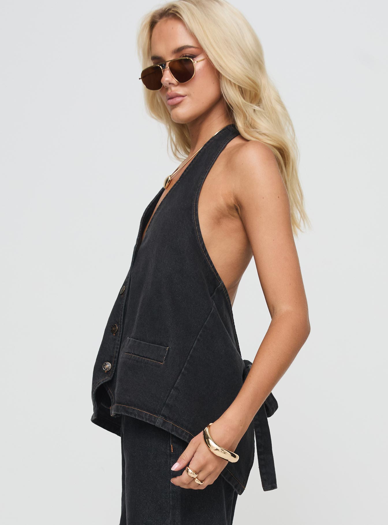 Hills Halter Washed Black - Image 4