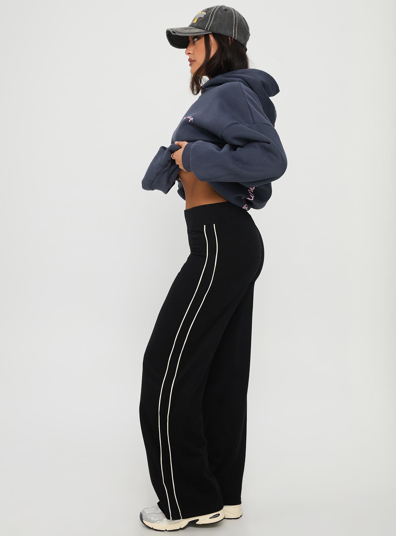 Ascenda Straight Leg Track Pant Black - Image 4