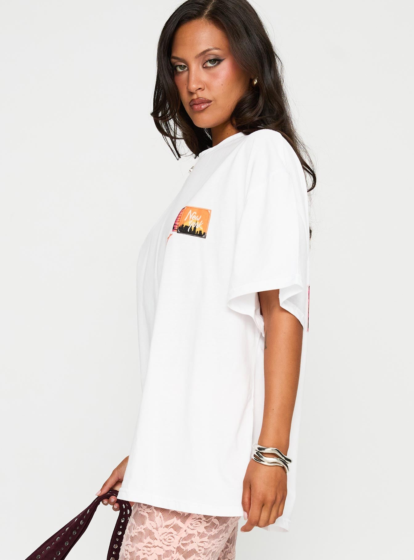Matchbox Collection Graphic Tee White Multi - Image 4