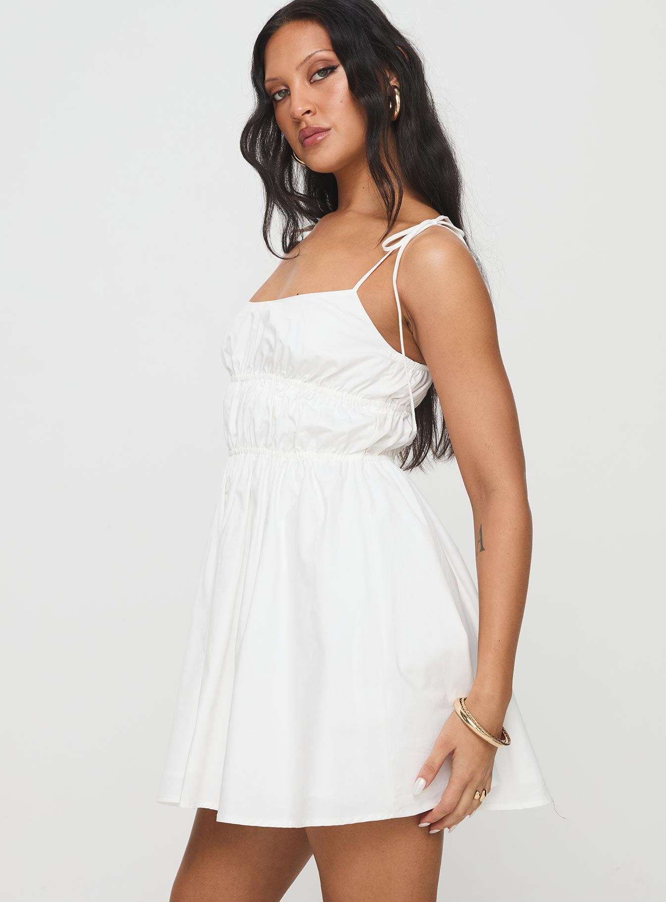 Jacksonne Mini Dress White - Image 4