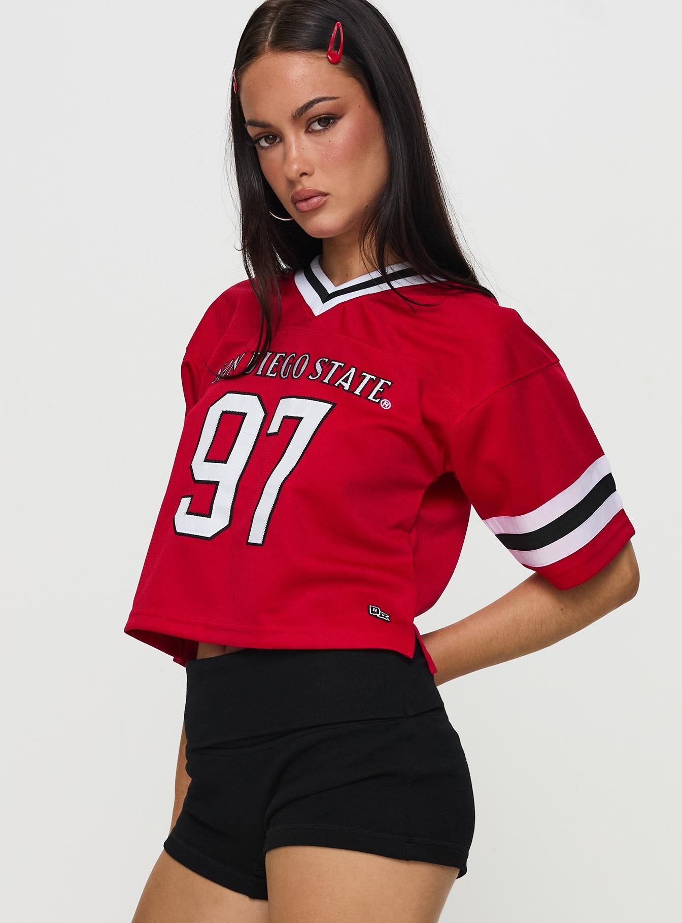 Sdsu Football Jersey Red - Image 4