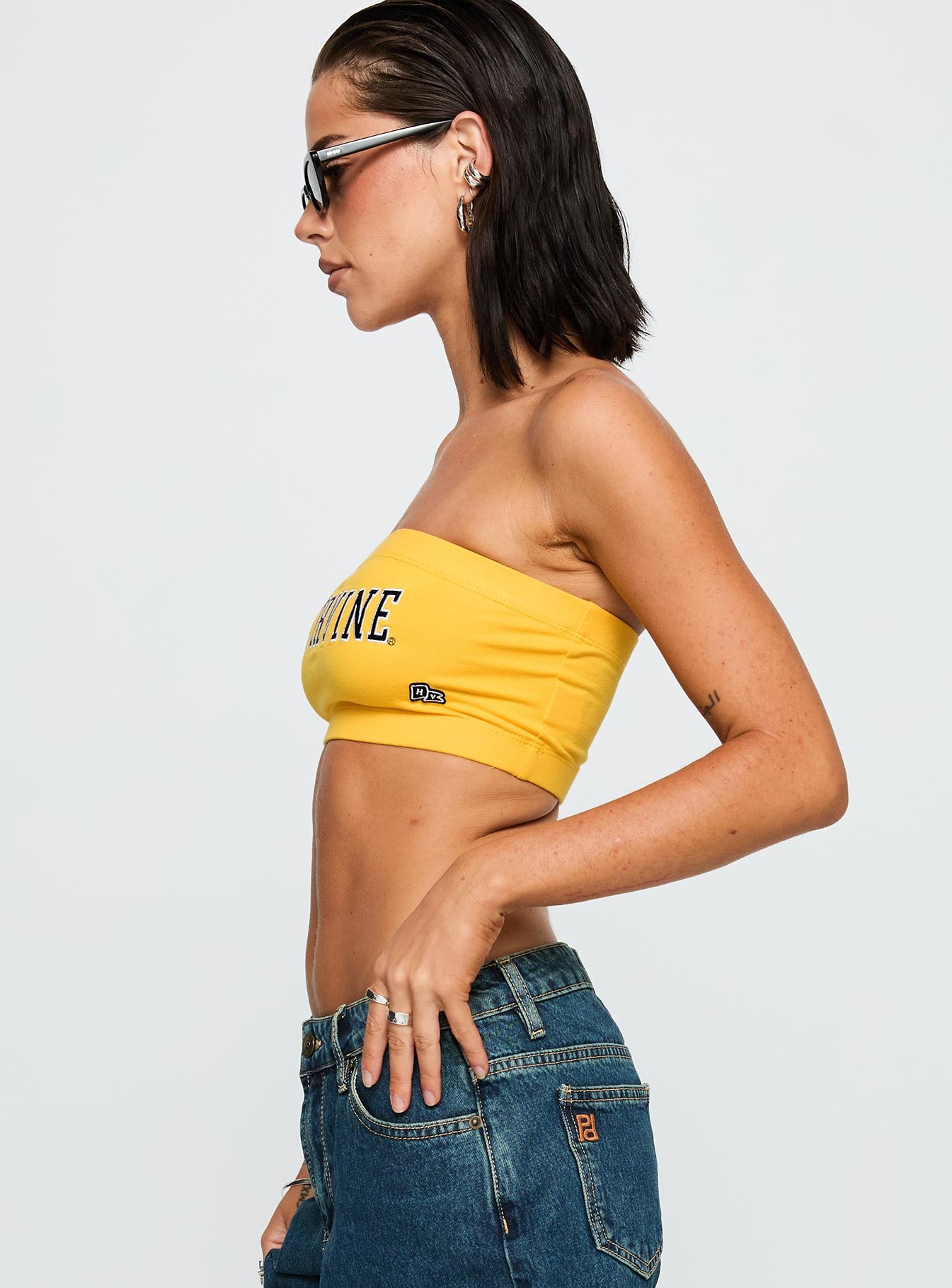 Uc Irvine Bandeau Top Gold - Image 4