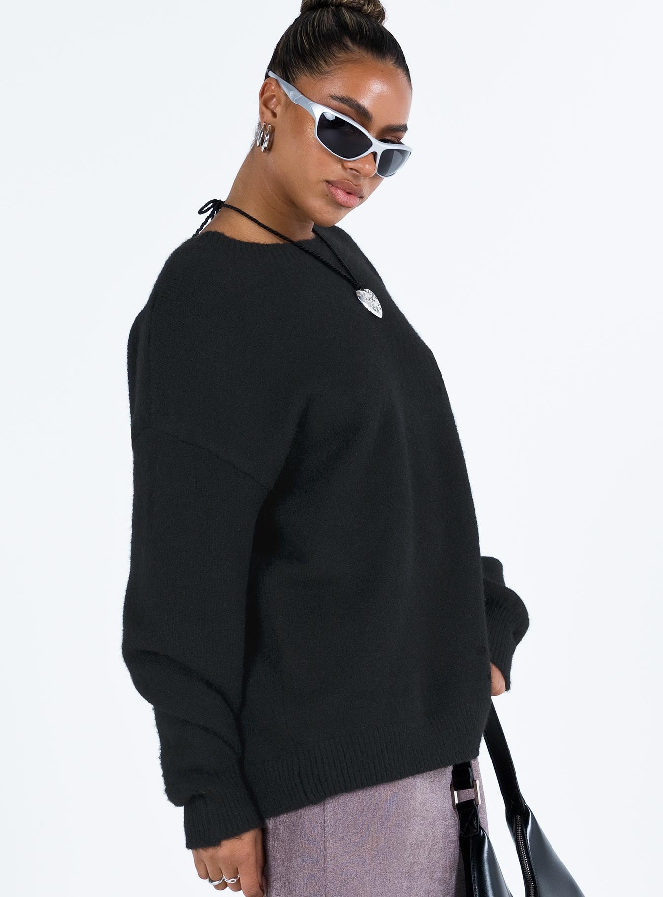 Ryanna Sweater Black - Image 4