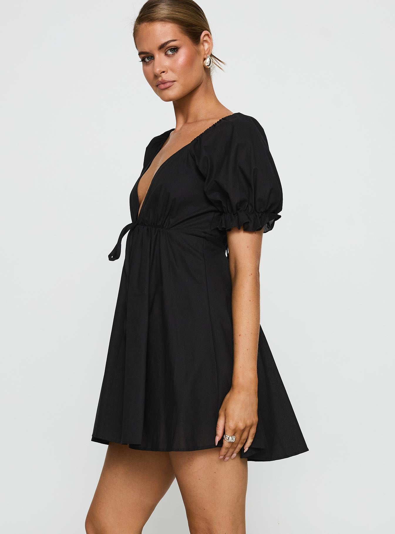 Blissful Mini Dress Black - Image 3