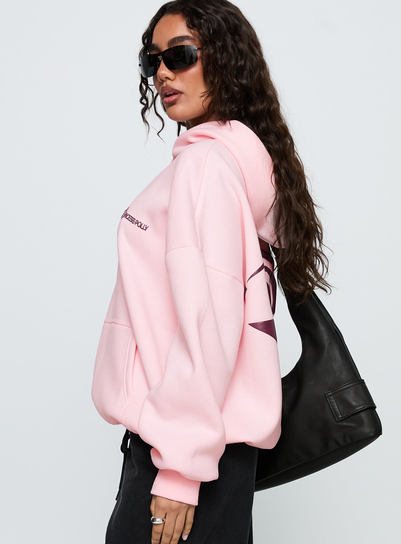 Starblazer Princess Polly Graphic Hoodie Pink - Image 4