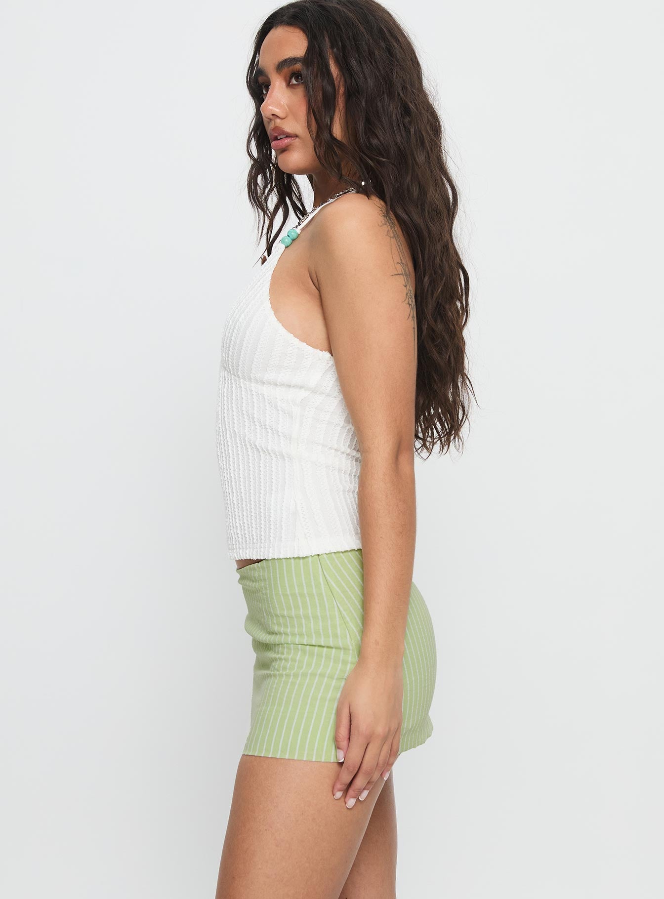 Abbygail Mini Skort Green - Image 4