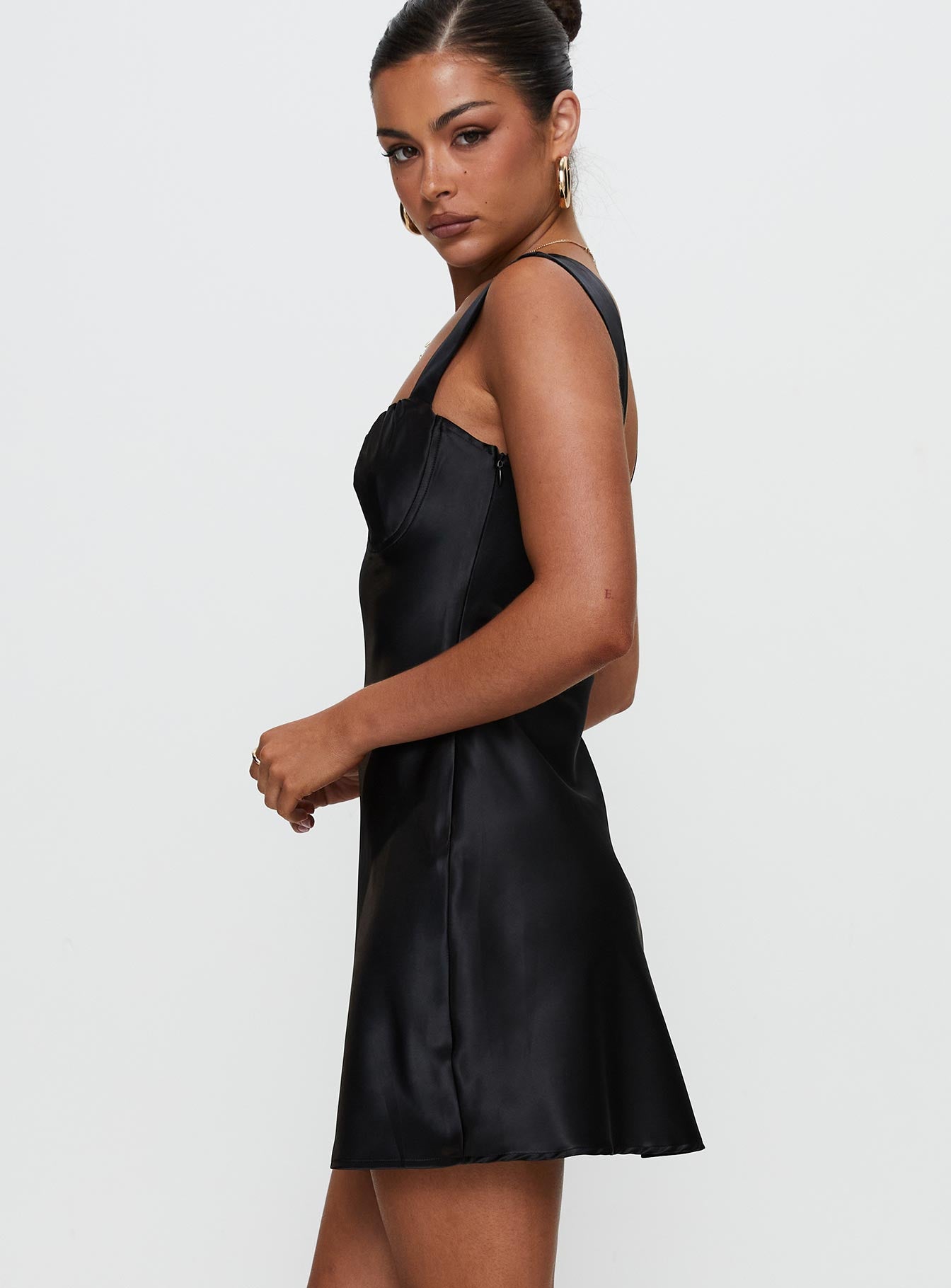 Tremont Mini Dress Black - Image 4