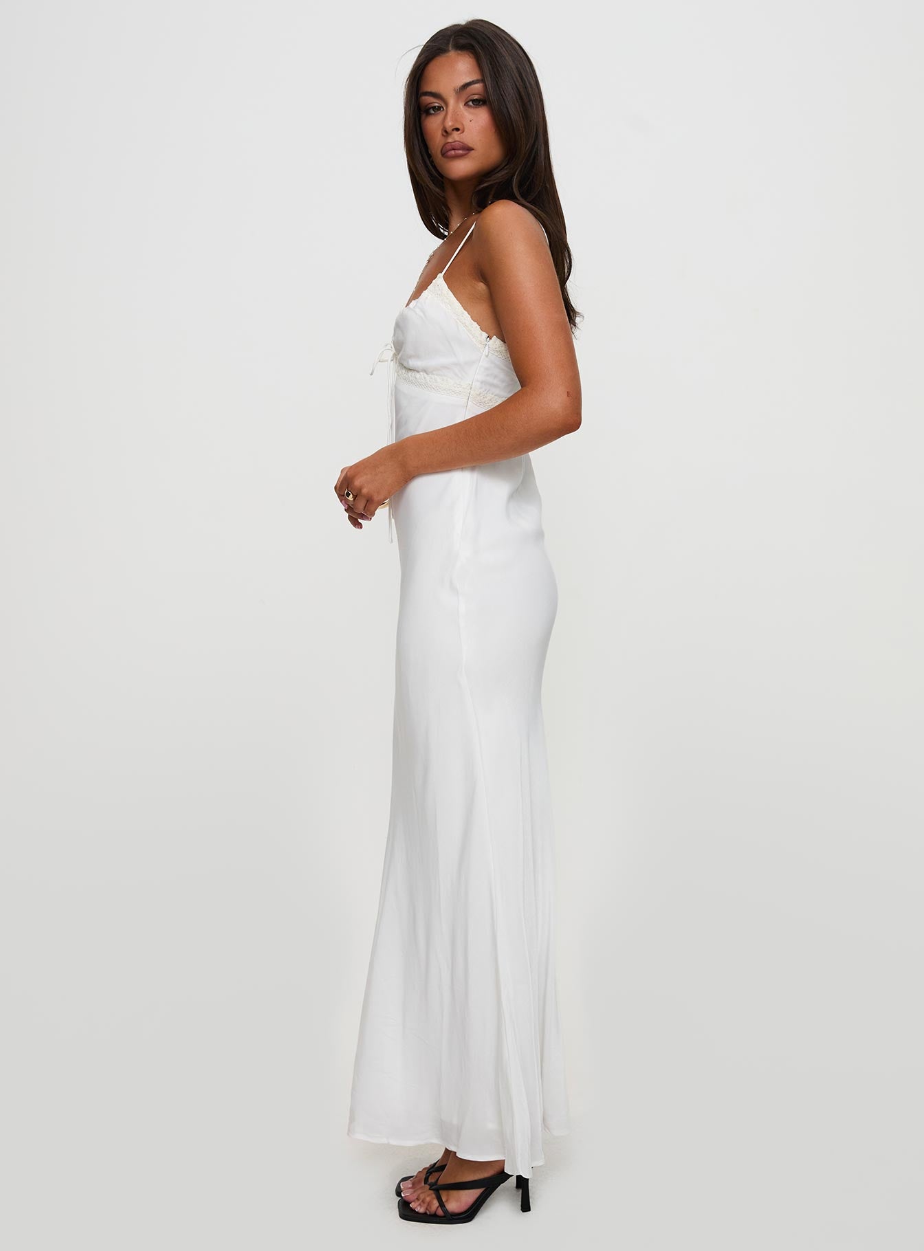 Emily Maxi Dress White - Image 4