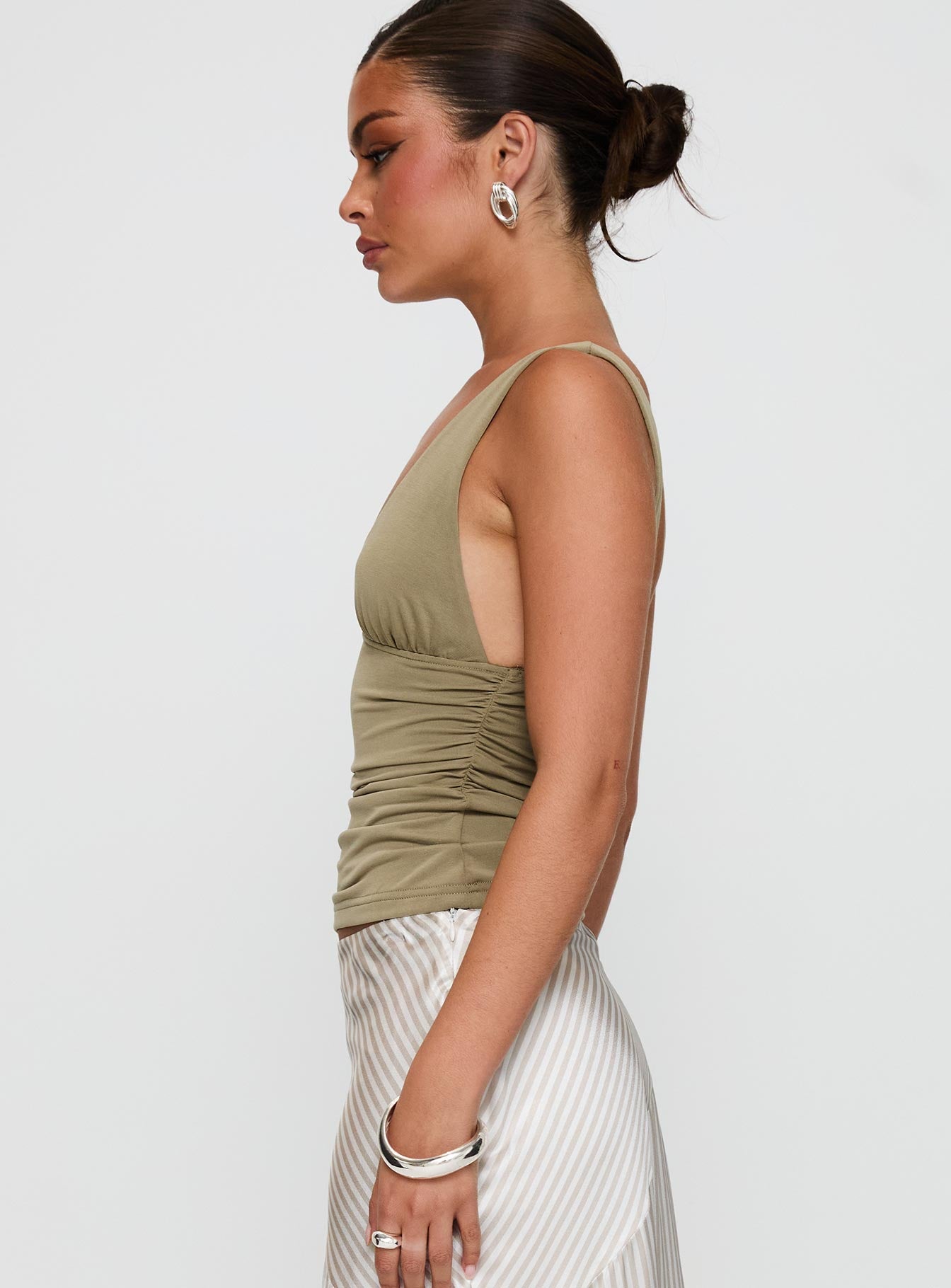Sublime Ruched Top Green - Image 4