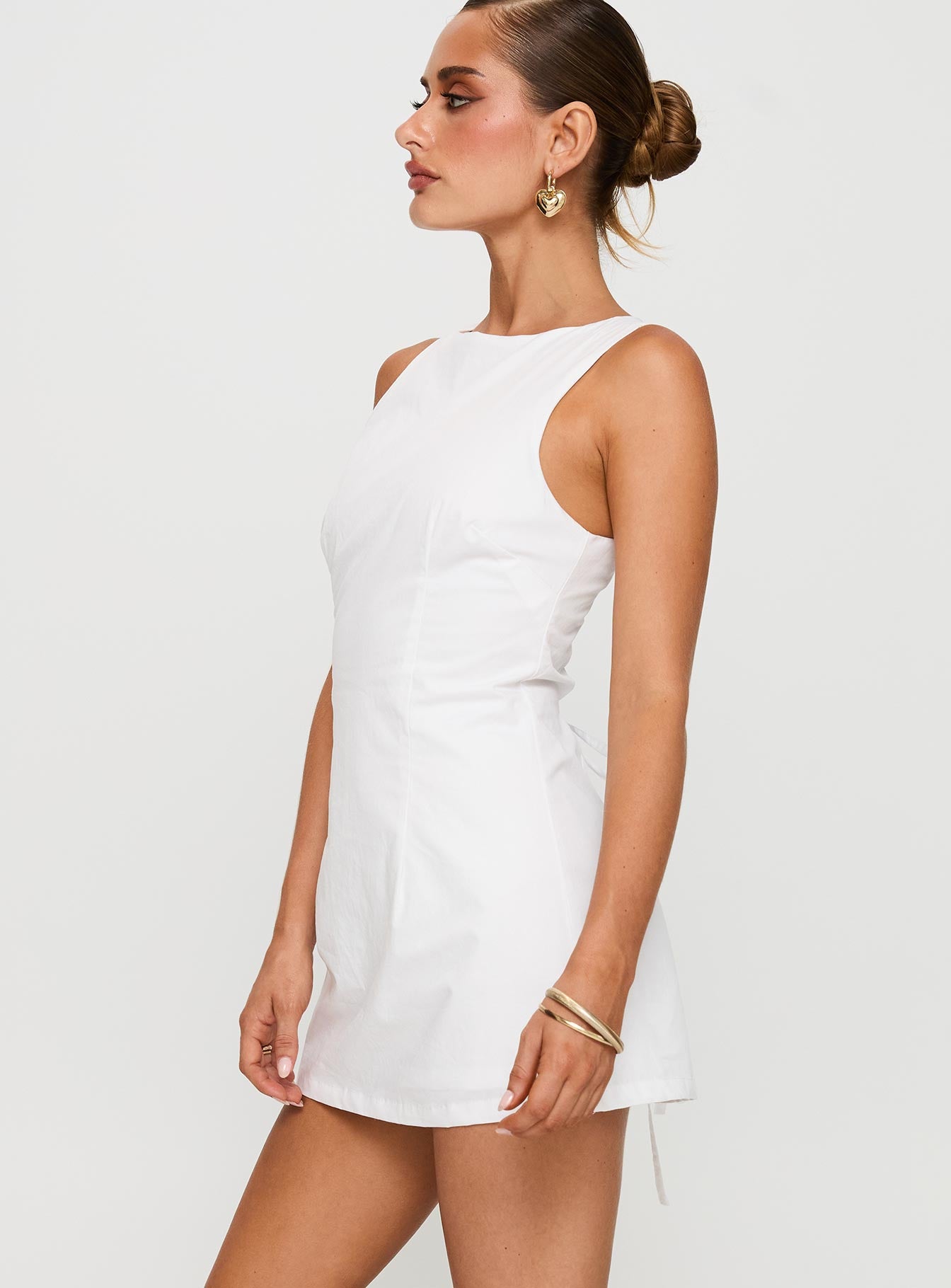 Yumiko Romper White Petite - Image 4