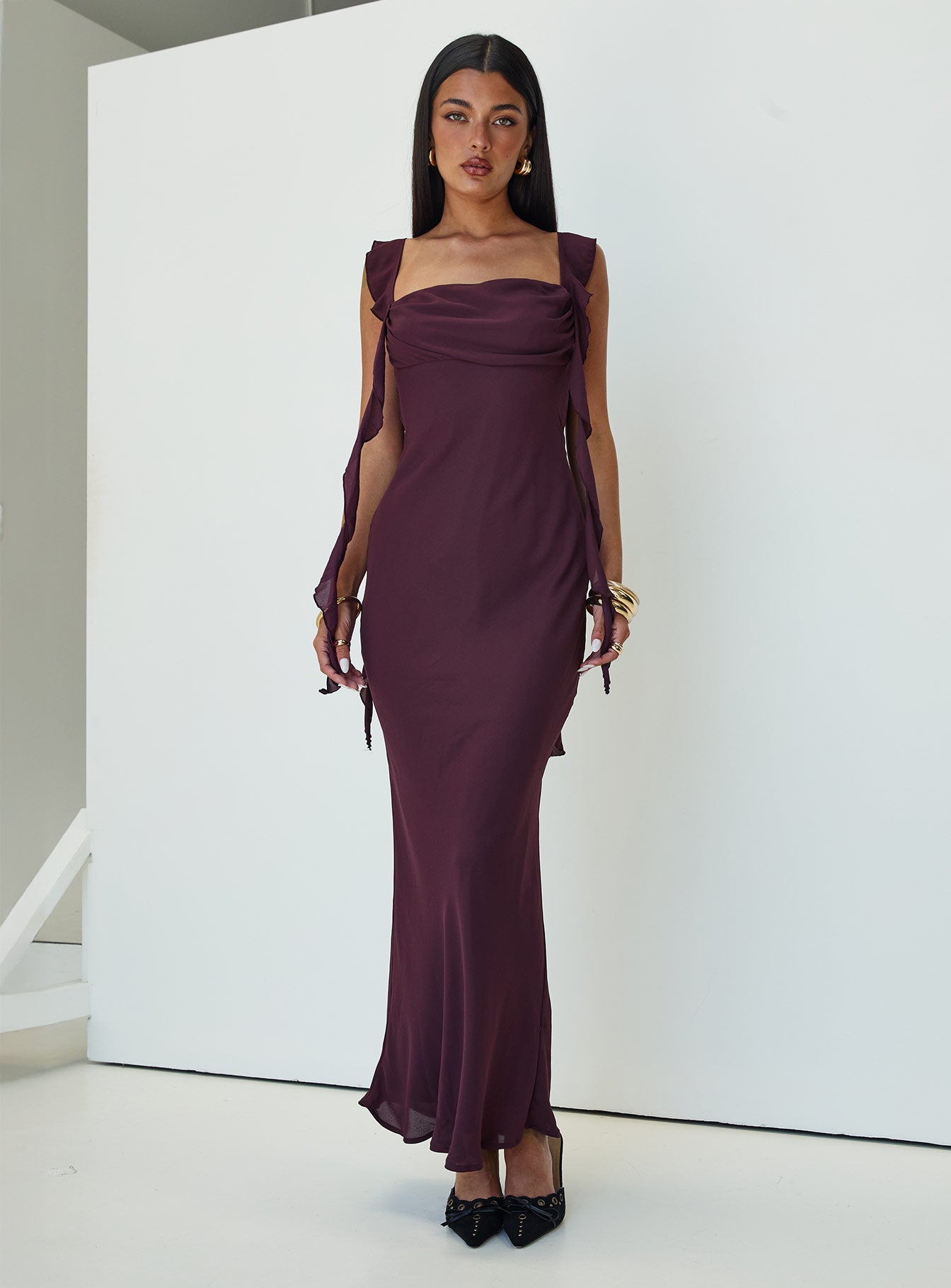 Lanai Maxi Dress Plum - Image 9
