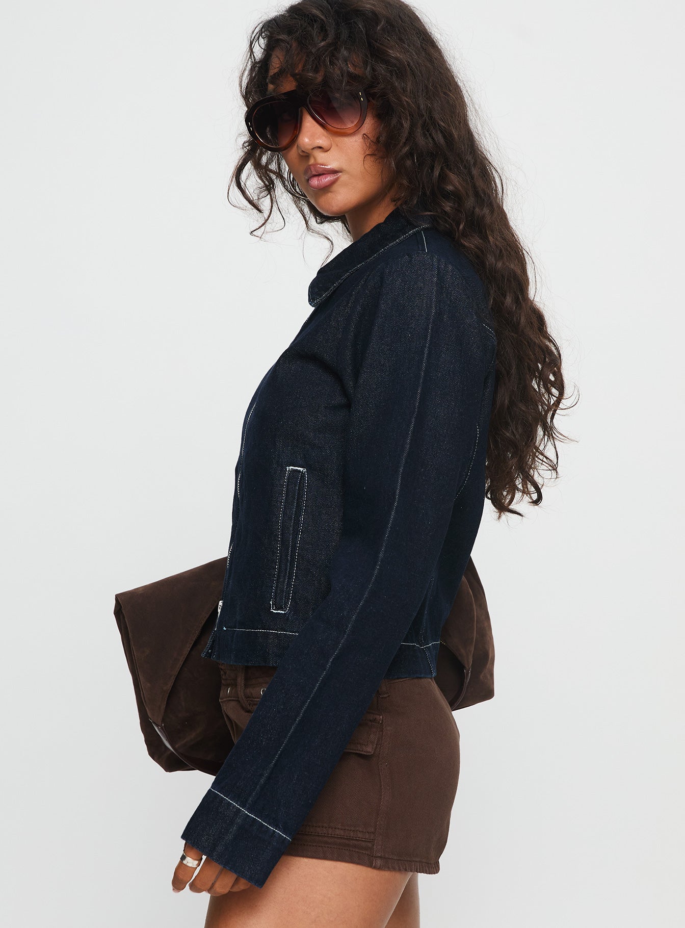Yuritzi Denim Jacket Indigo - Image 4