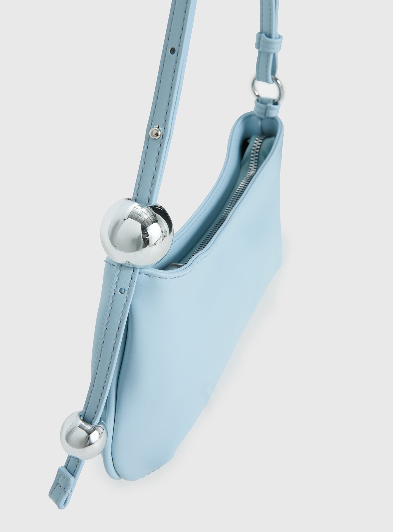 Leightyn Shoulder Bag Blue Silver - Image 4