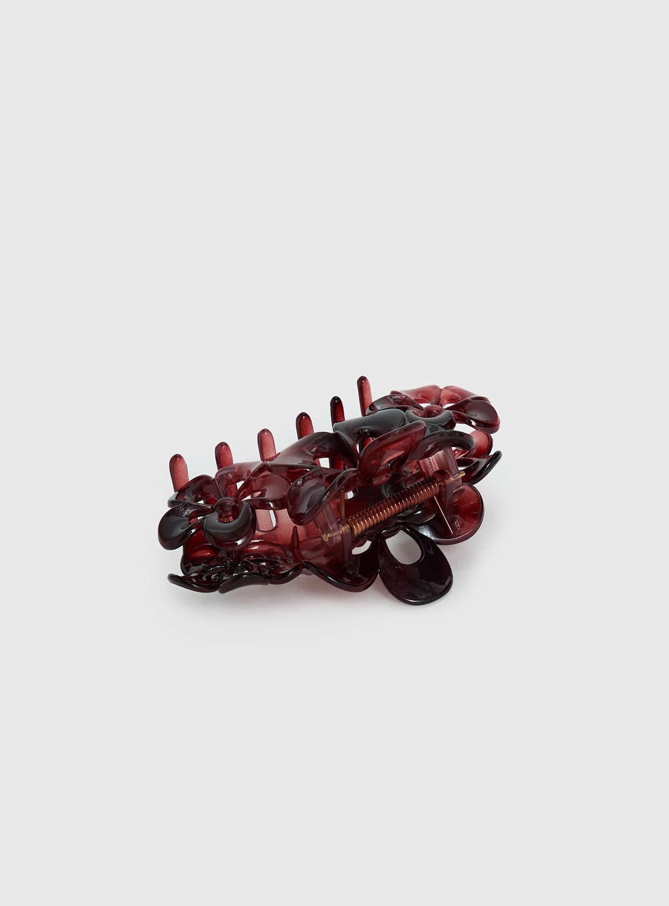 Lights Up Claw Clip Burgundy - Image 4